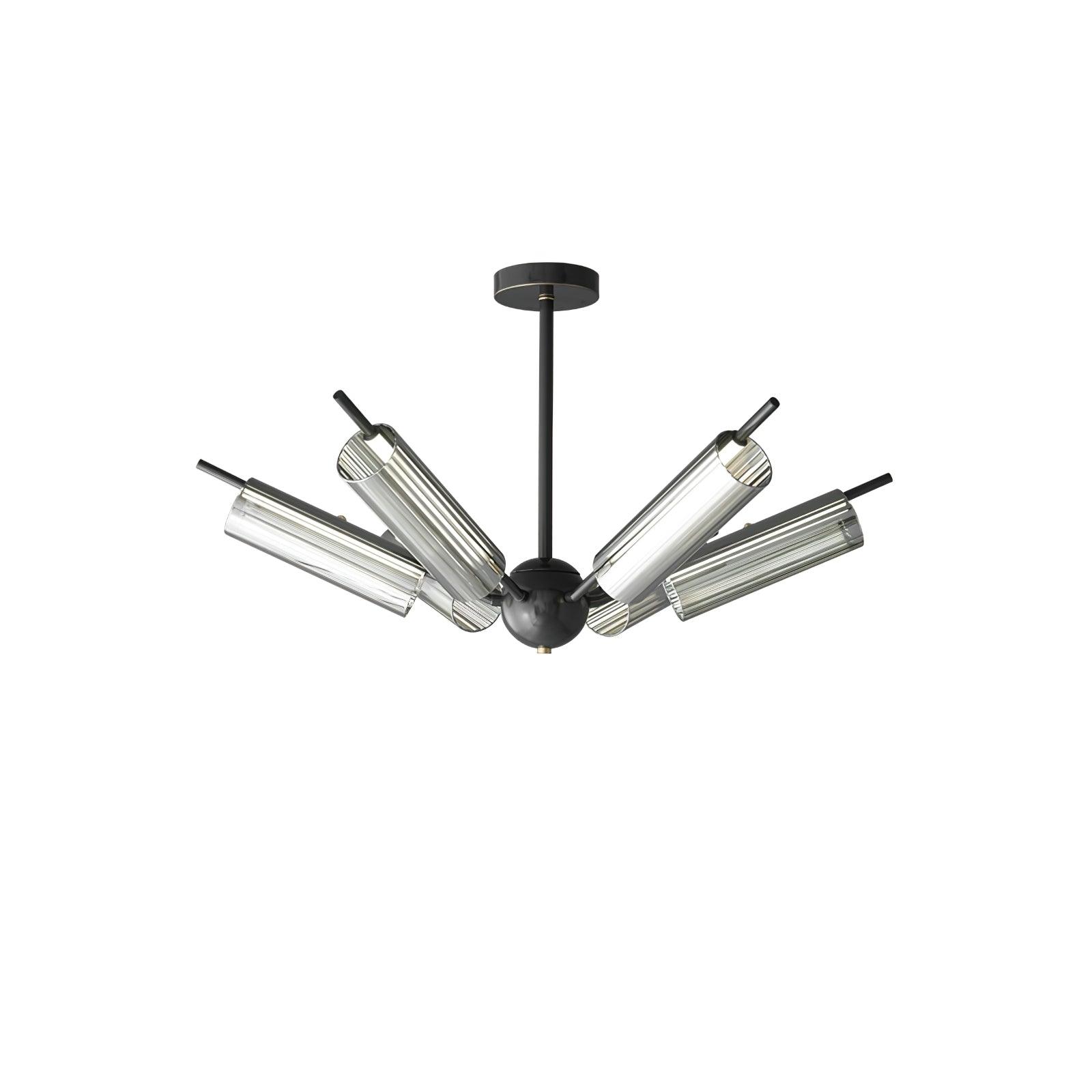 Lustra Chandelier Sputnik Brass Modern 12-Light - Letslighting