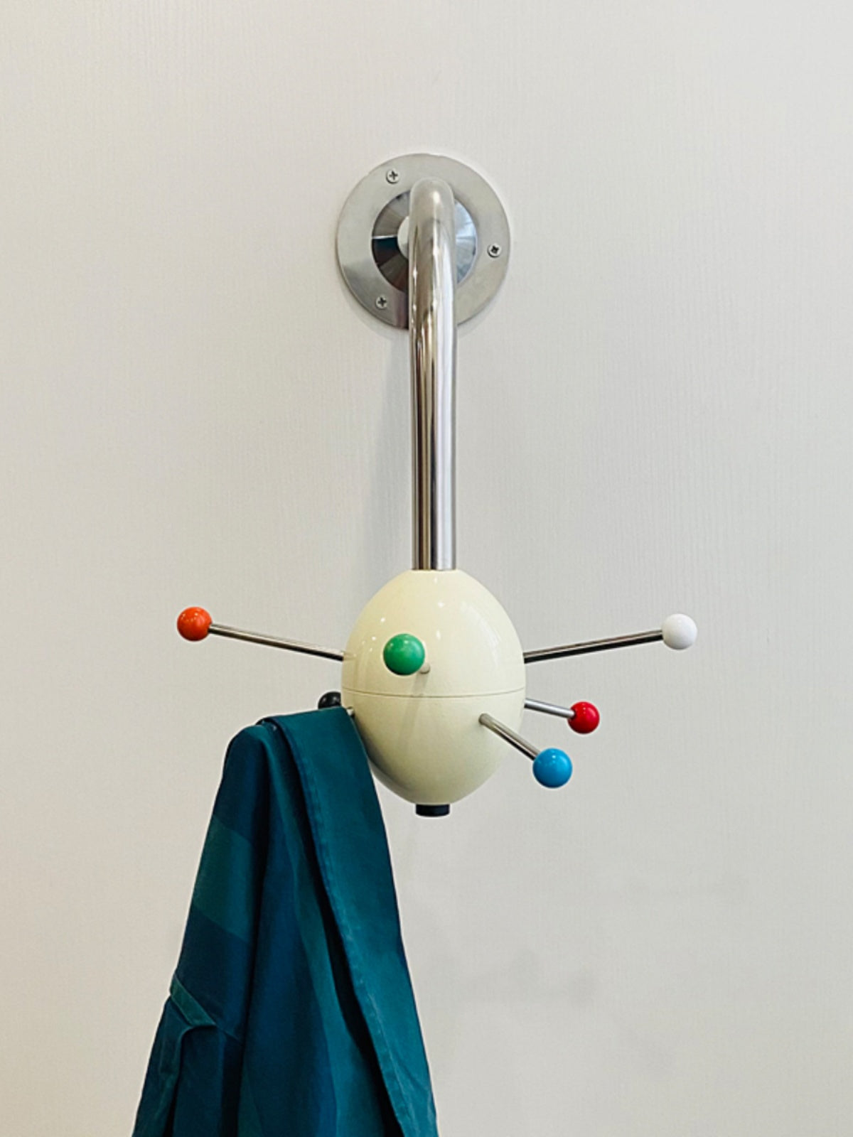 Sputnik Wall Coat Rack Colorful Hooks Modern Hallway - Letslighting