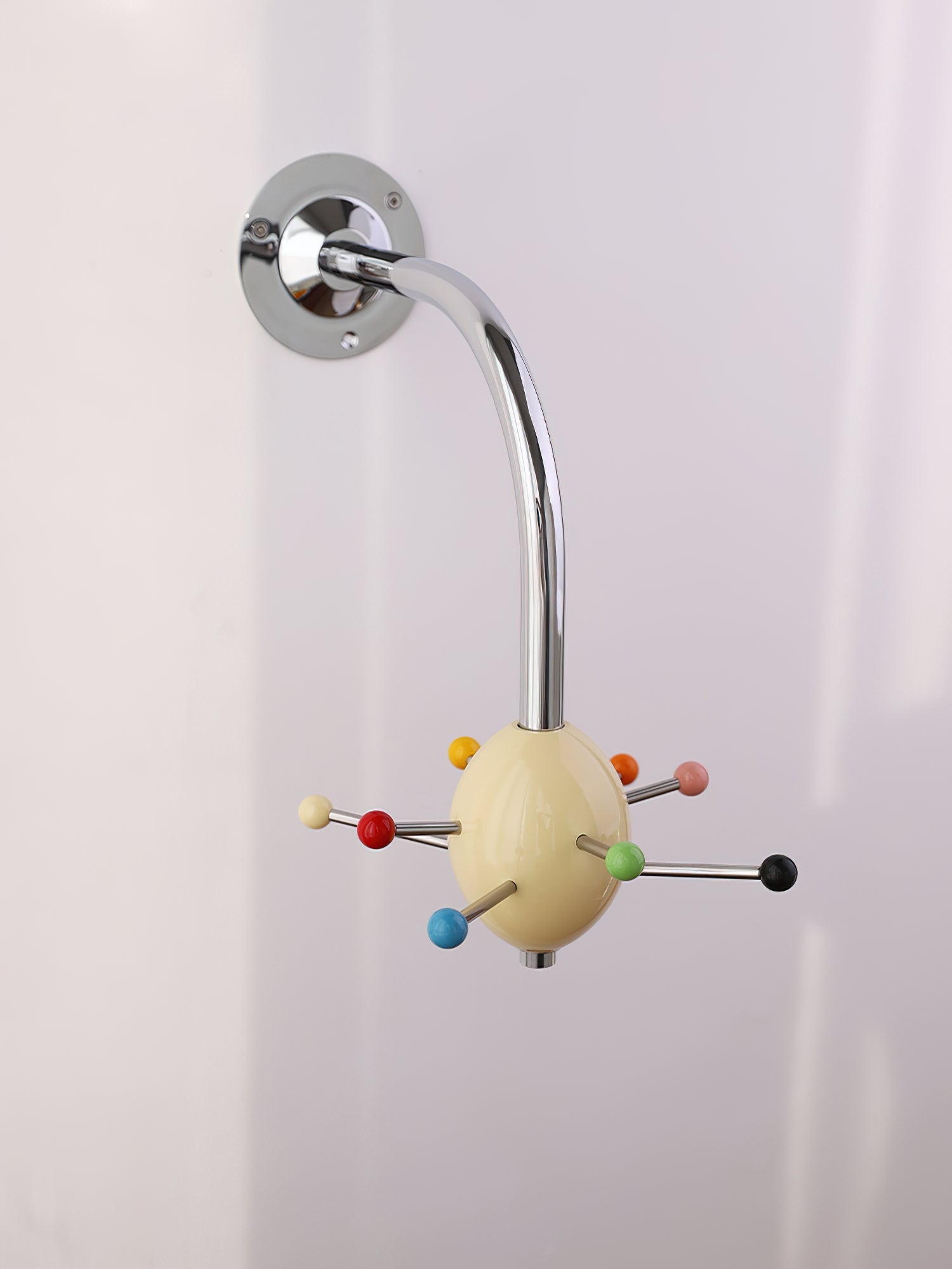 Sputnik Wall Coat Rack Colorful Hooks Modern Hallway - Letslighting