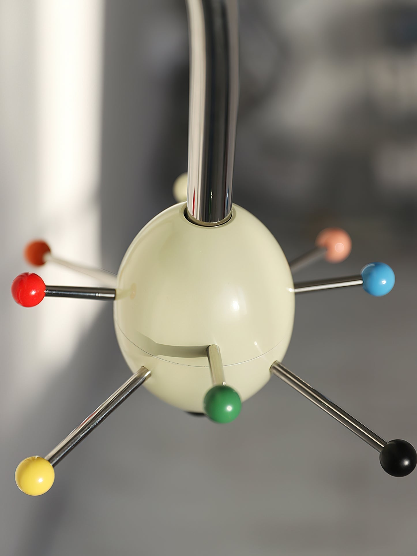 Sputnik Wall Coat Rack Colorful Hooks Modern Hallway - Letslighting