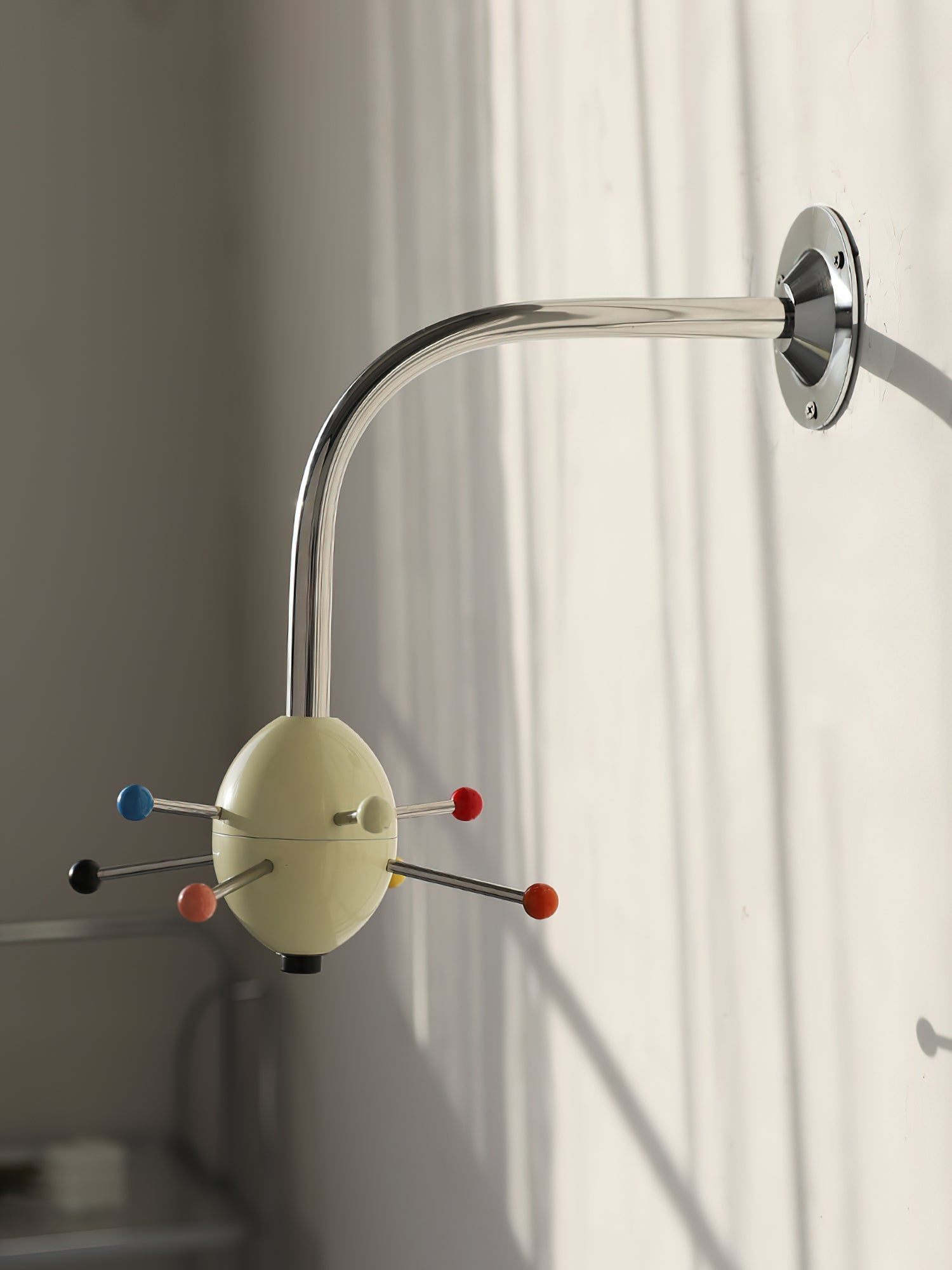 Sputnik Wall Coat Rack Colorful Hooks Modern Hallway - Letslighting