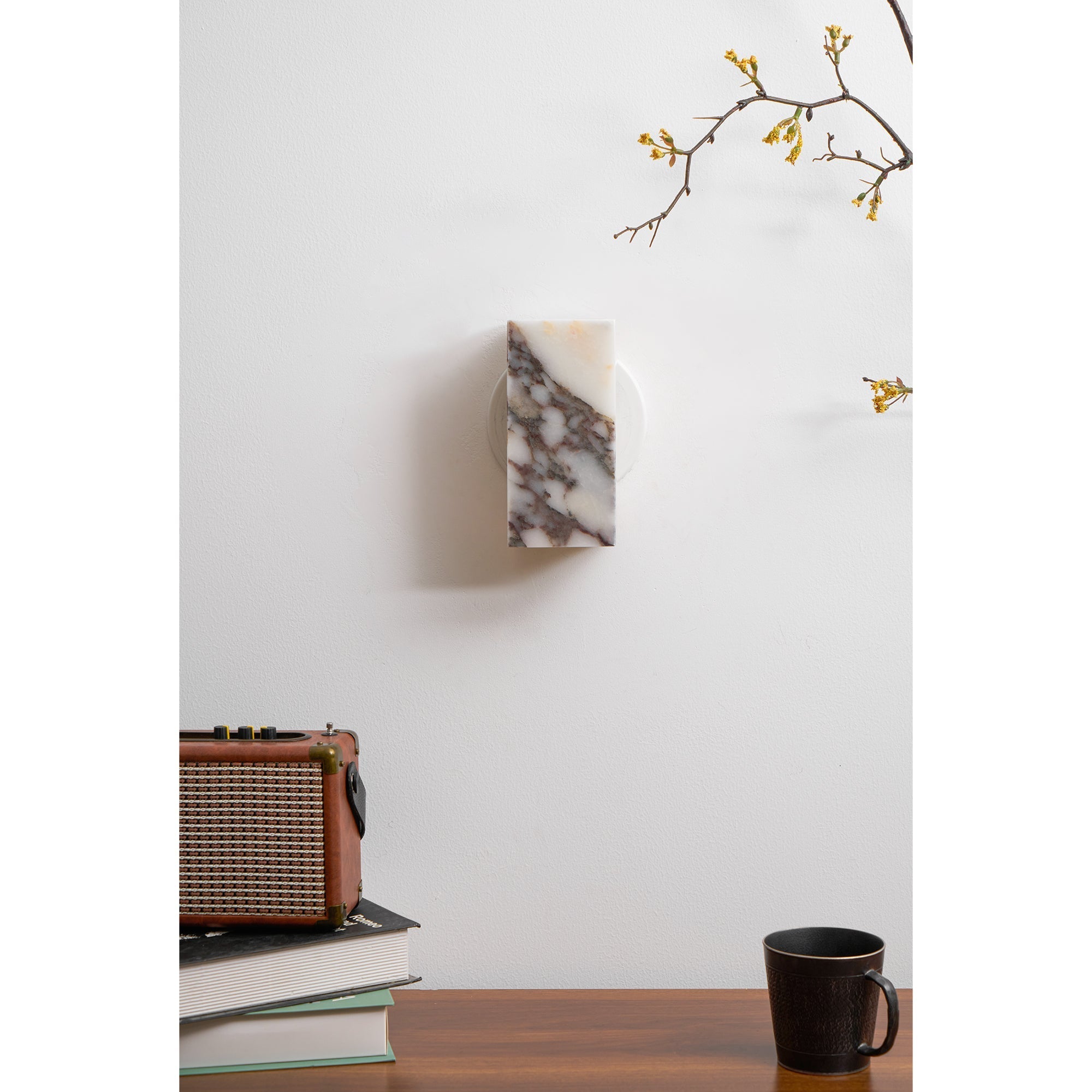 Illaee Modern Minimalist Square Marble Wall Lamp - Letslighting