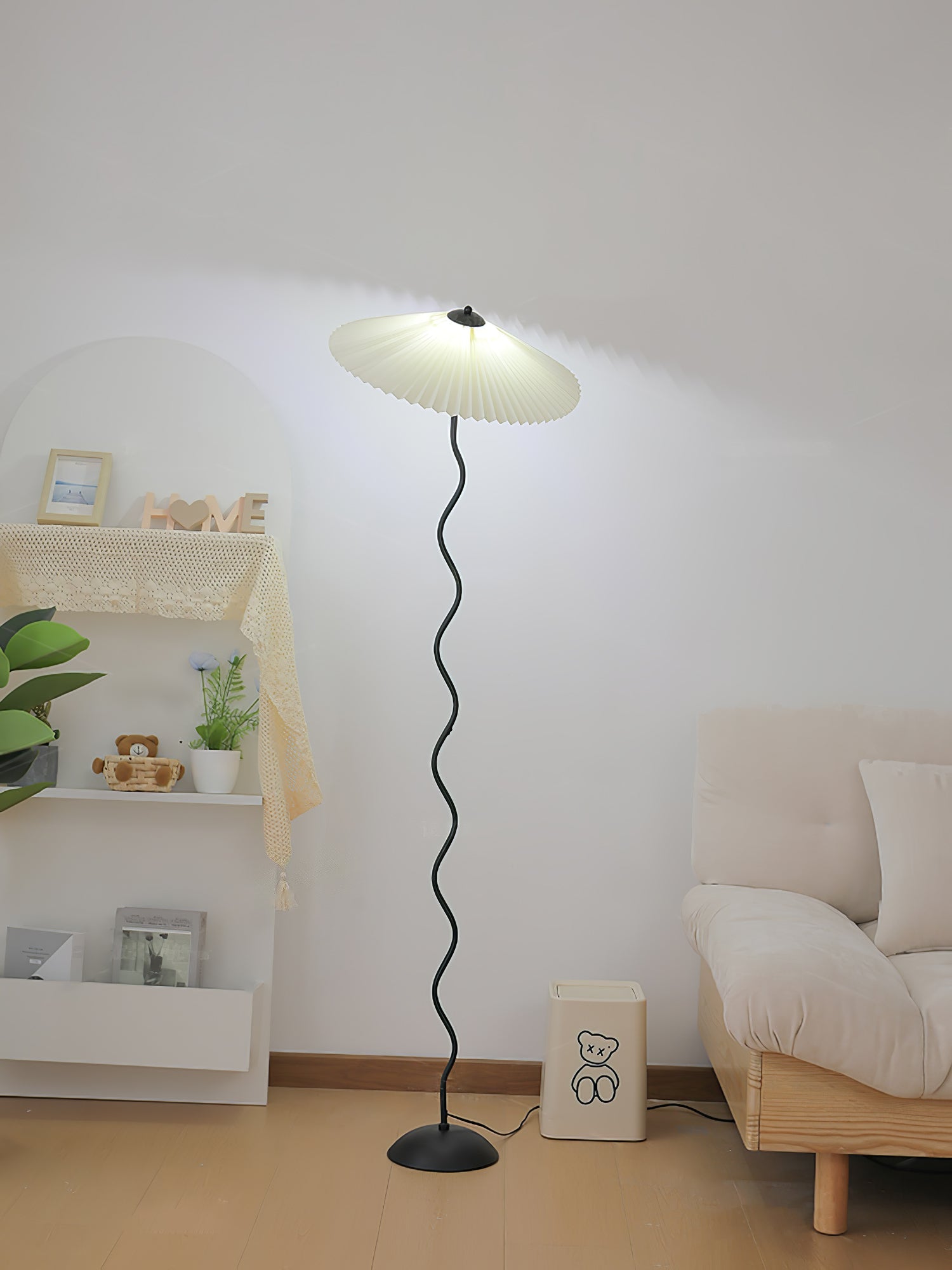 Lioraven Fabric Minimalist Floor Lamp - Letslighting