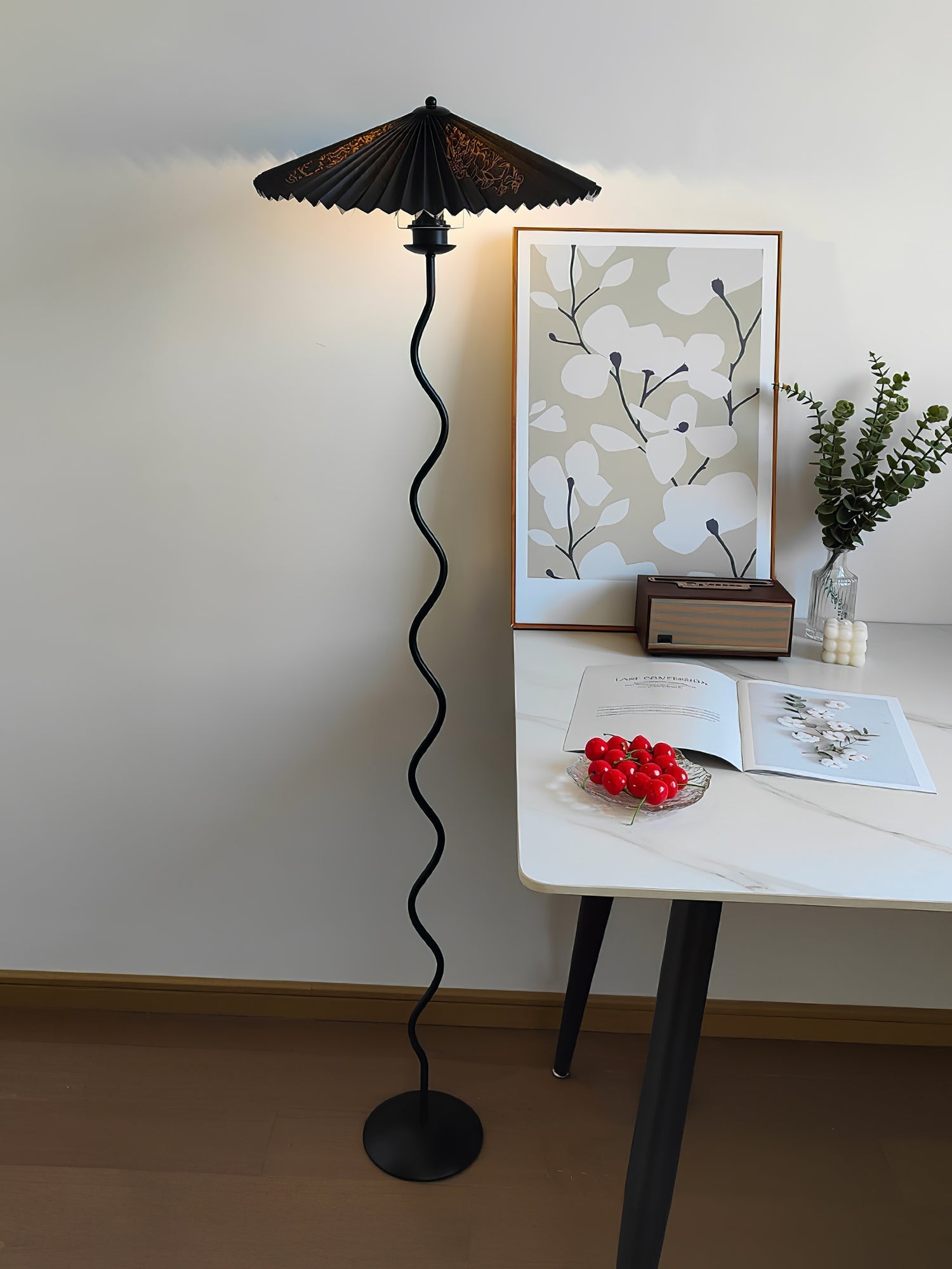 Lioraven Fabric Minimalist Floor Lamp - Letslighting