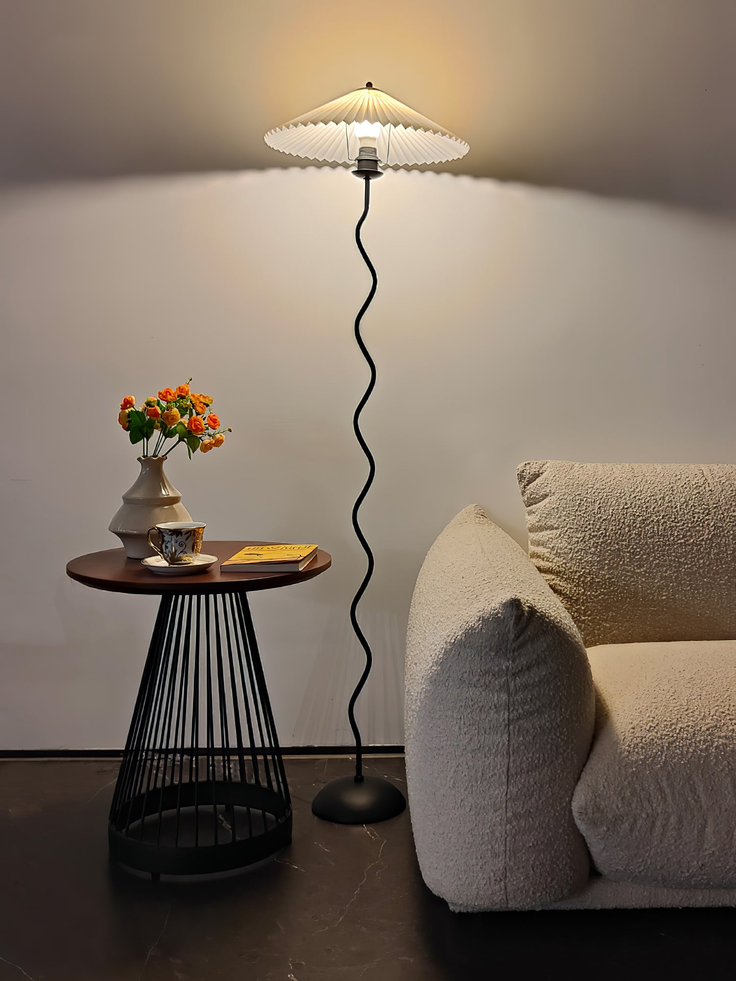Lioraven Fabric Minimalist Floor Lamp - Letslighting