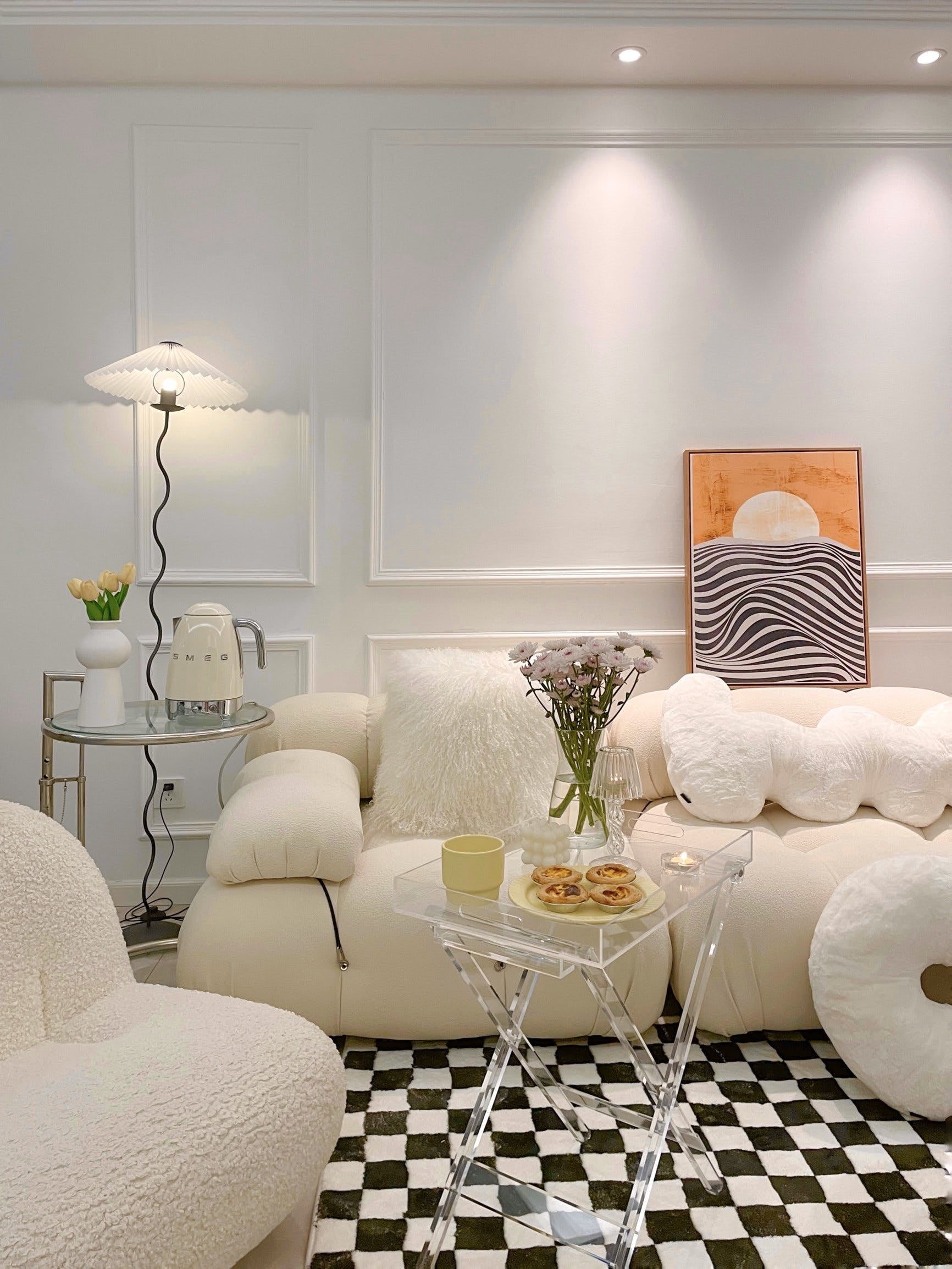 Lioraven Fabric Minimalist Floor Lamp - Letslighting