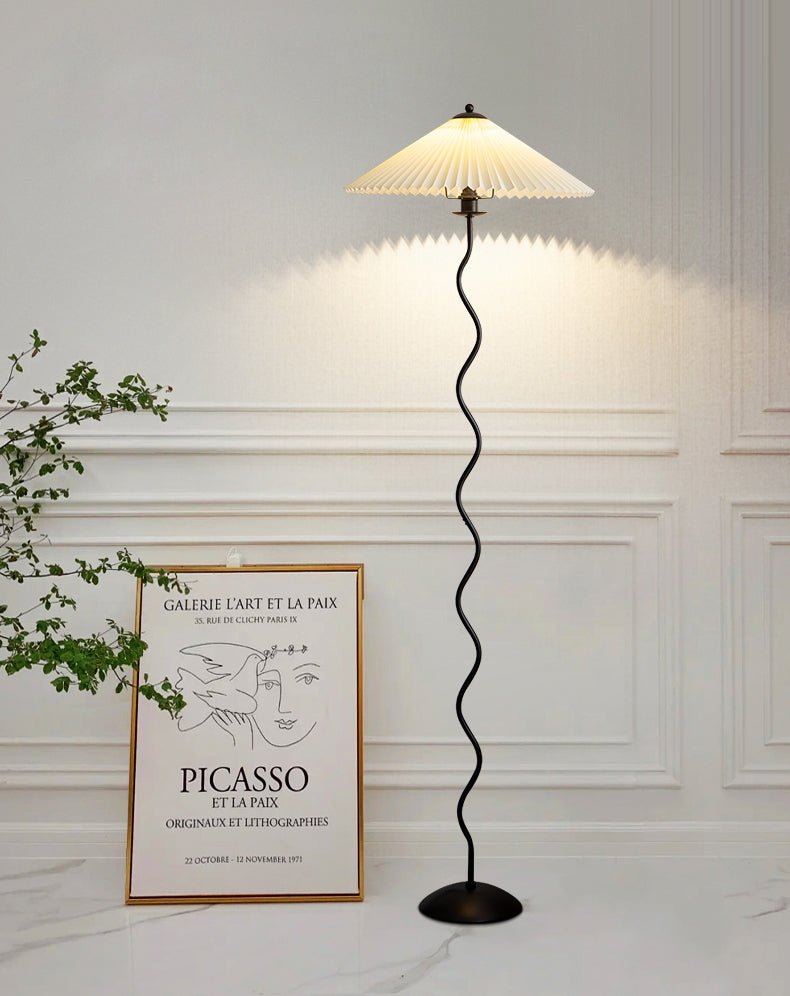 Lioraven Fabric Minimalist Floor Lamp - Letslighting