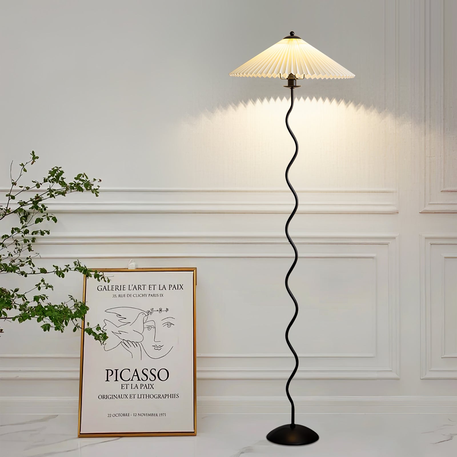 Lioraven Fabric Minimalist Floor Lamp - Letslighting