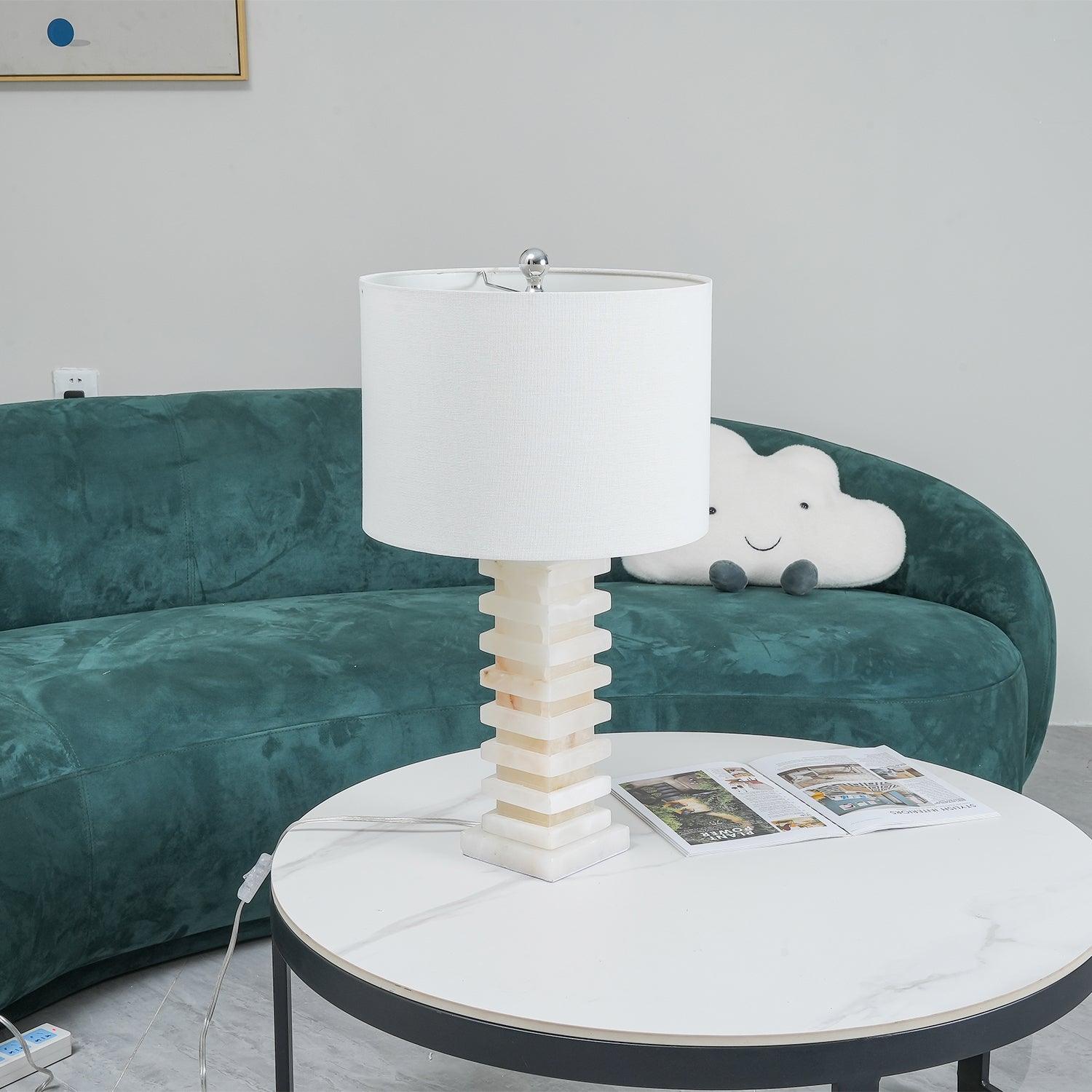 Covynen Alabaster Table Lamp - Letslighting