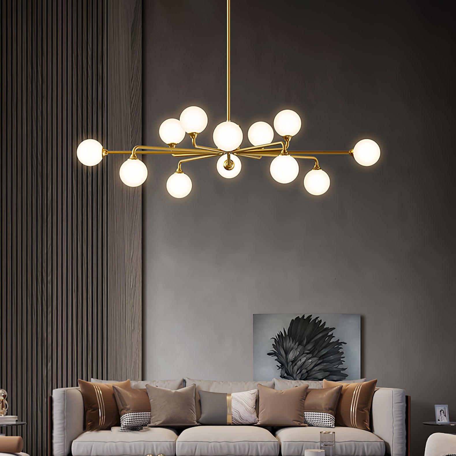 Galaxy Modern Glass Chandelier - Letslighting