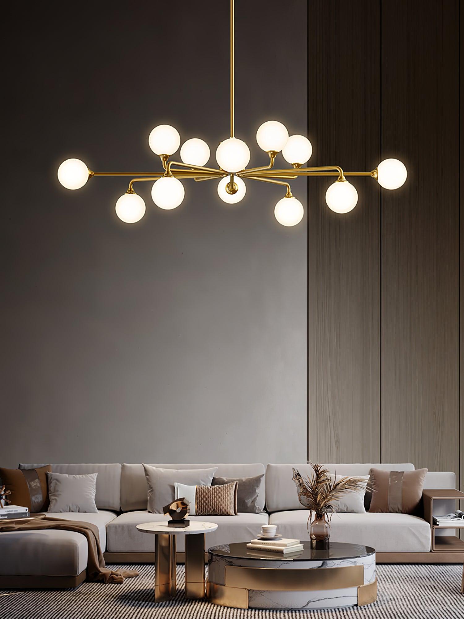 Galaxy Modern Glass Chandelier - Letslighting