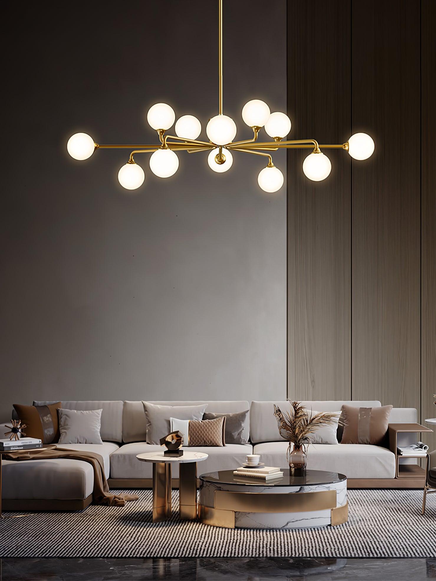 Galaxy Modern Glass Chandelier - Letslighting