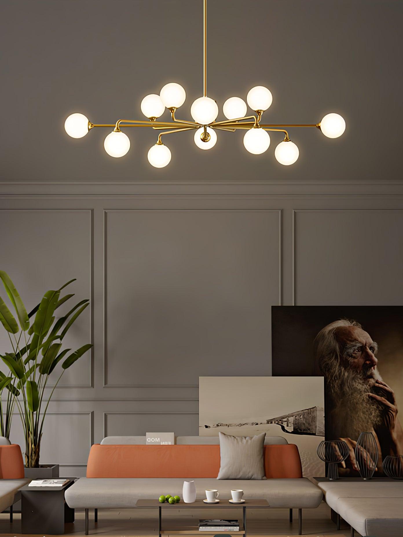 Galaxy Modern Glass Chandelier - Letslighting