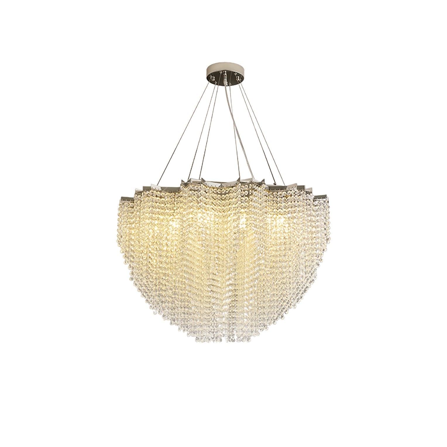 Zashayra Crystal Column Chandelier - Letslighting