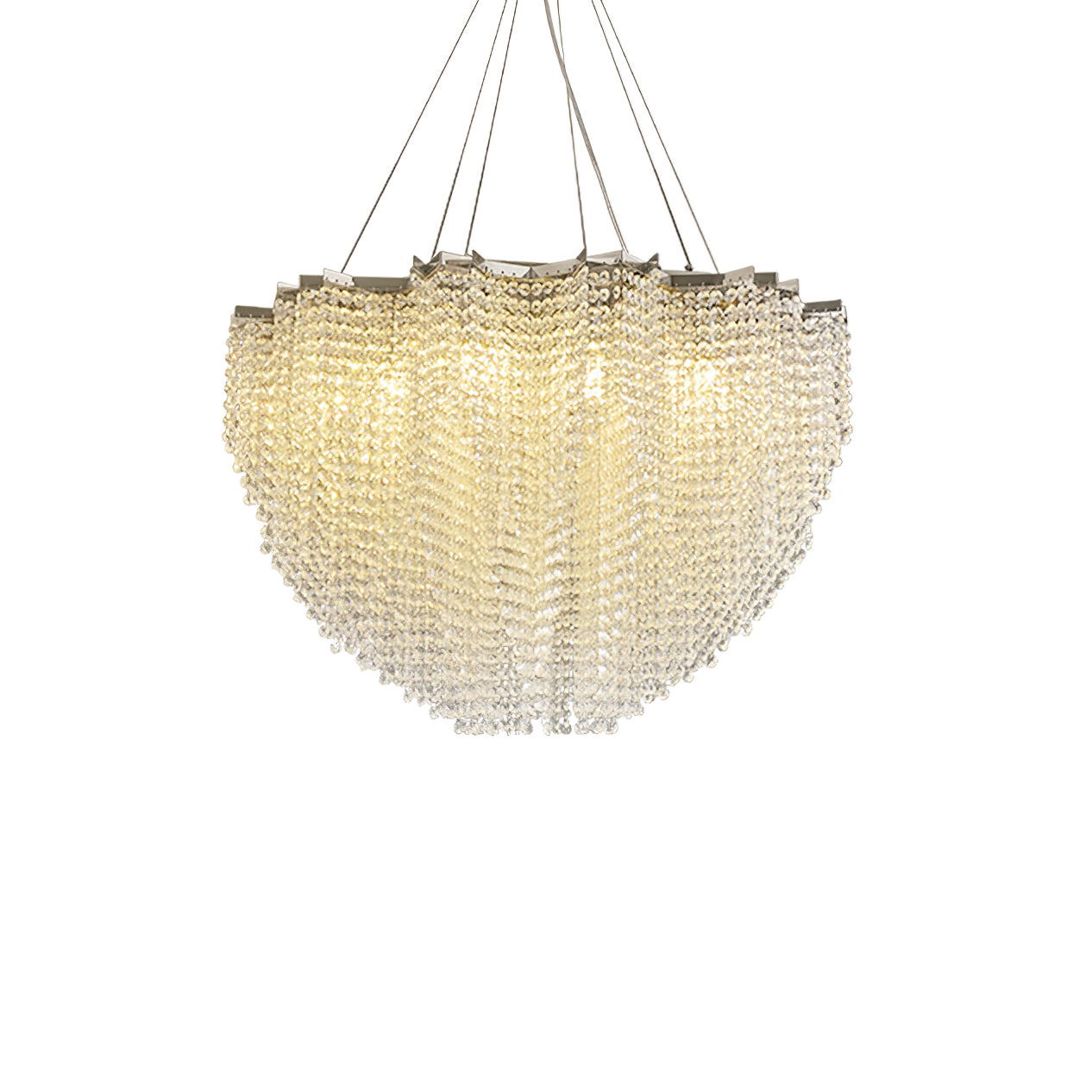 Zashayra Crystal Column Chandelier - Letslighting