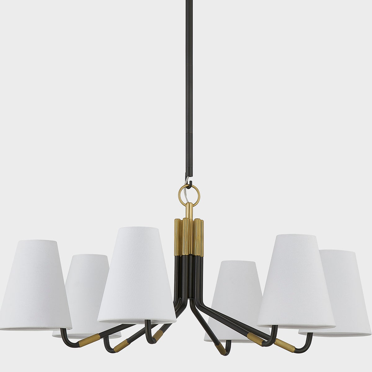 Stanwyck Vintage Industrial Fabric Chandelier - Letslighting