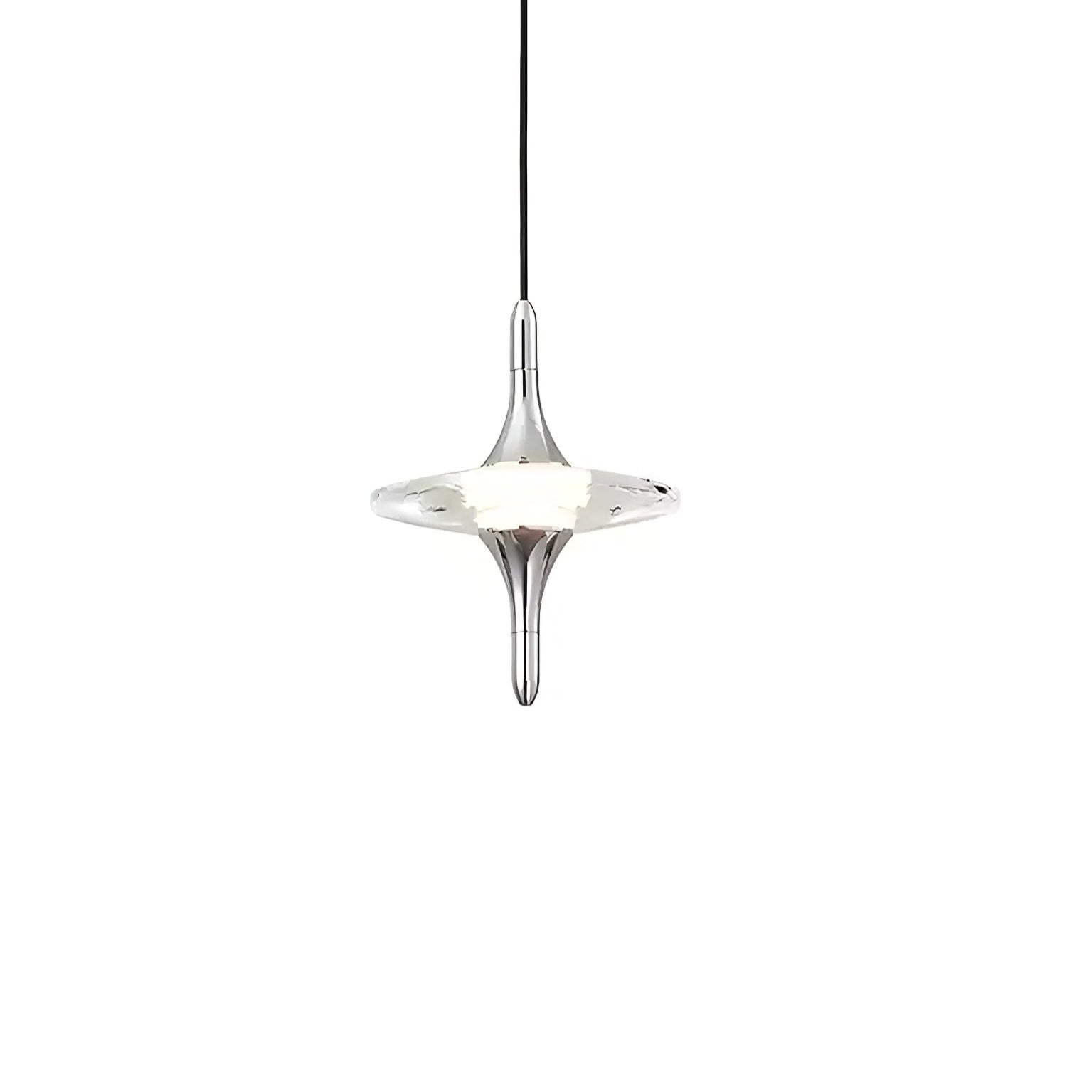 Starfall Modern Metal & Crystal Chandelier