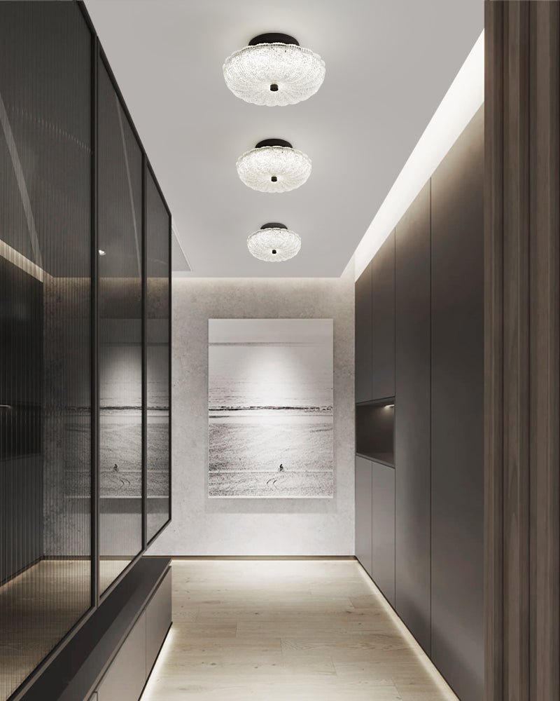 Evraeel Modern Minimalist Starlit Glass Ceiling Light - Letslighting