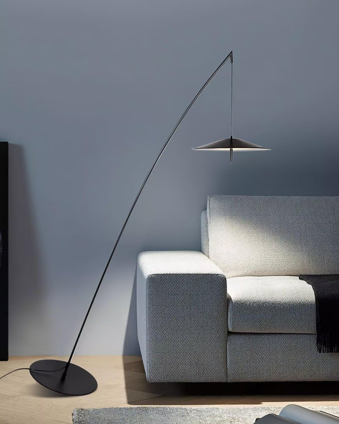Arcana Black Minimalist Floor Lamp - Letslighting