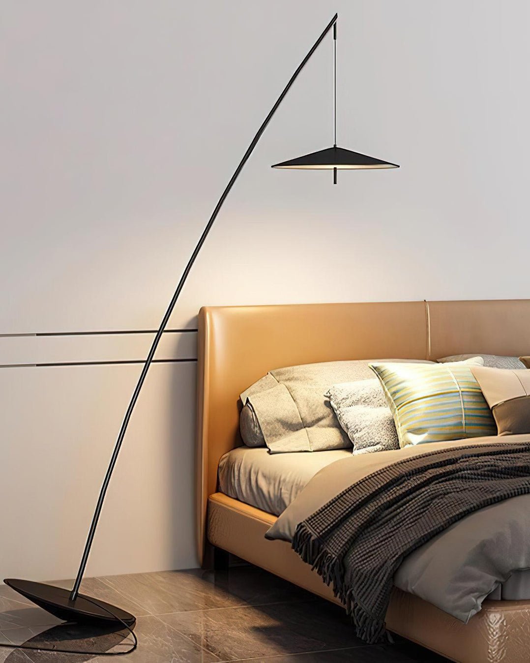 Arcana Black Minimalist Floor Lamp - Letslighting