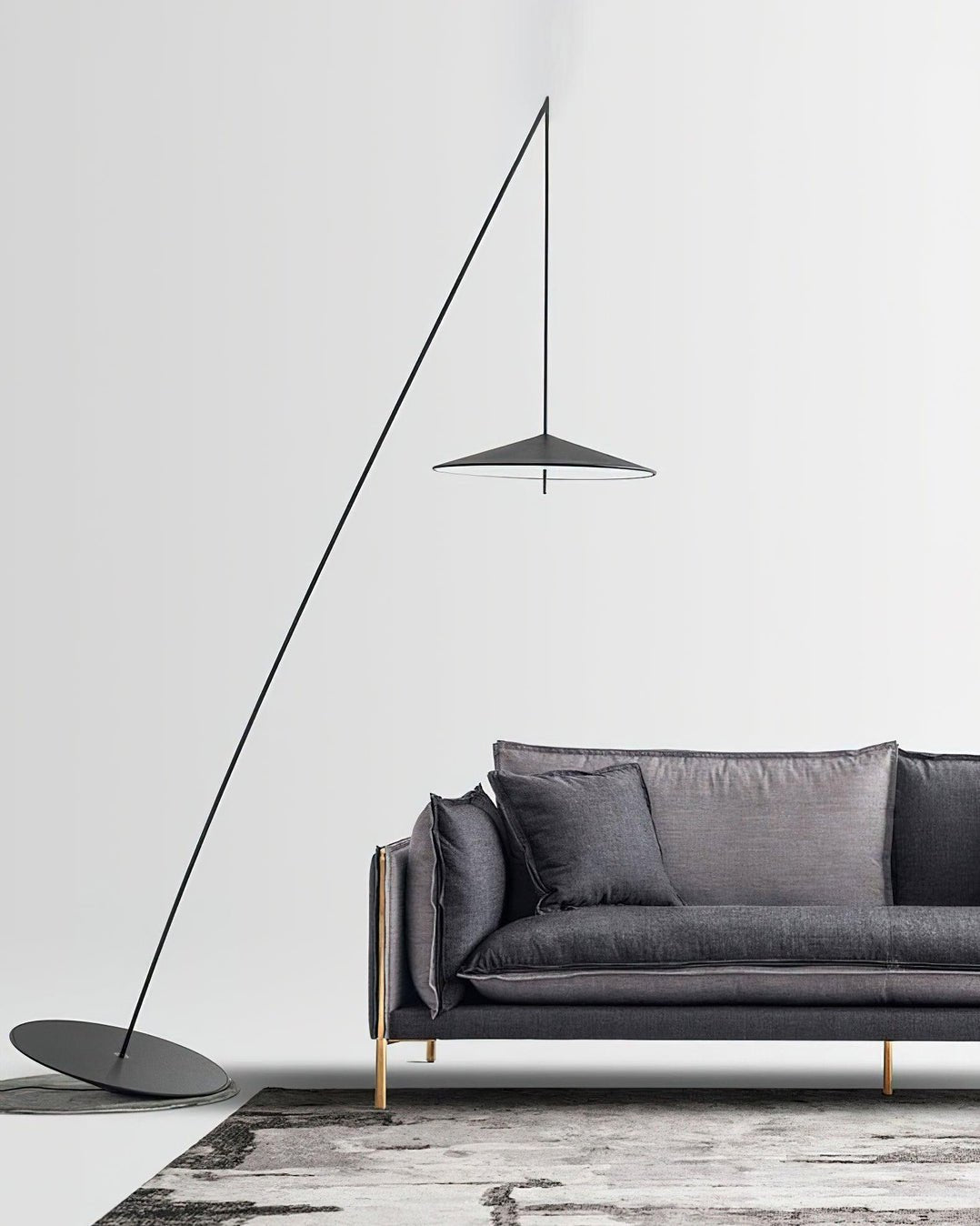 Arcana Black Minimalist Floor Lamp - Letslighting