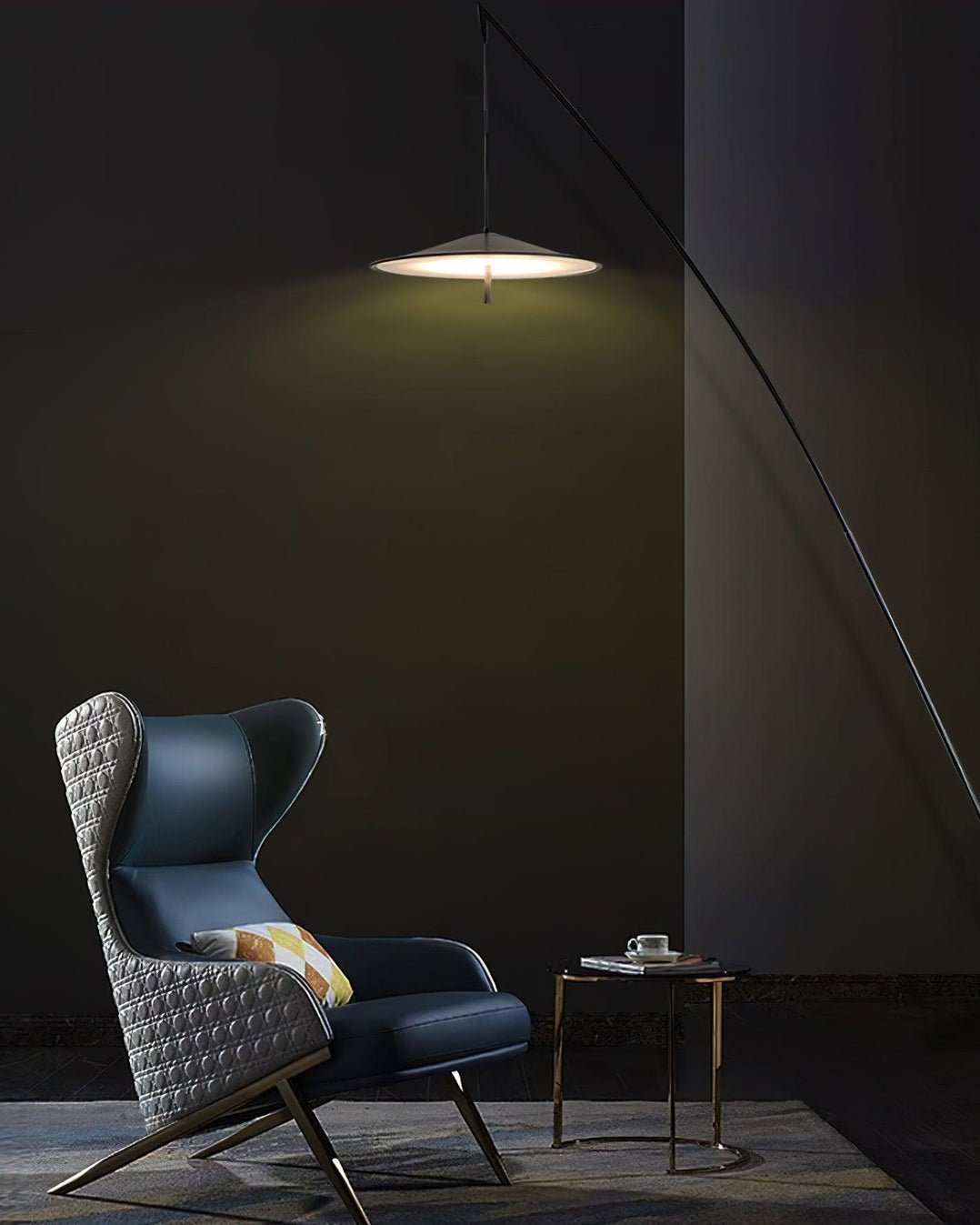 Arcana Black Minimalist Floor Lamp - Letslighting