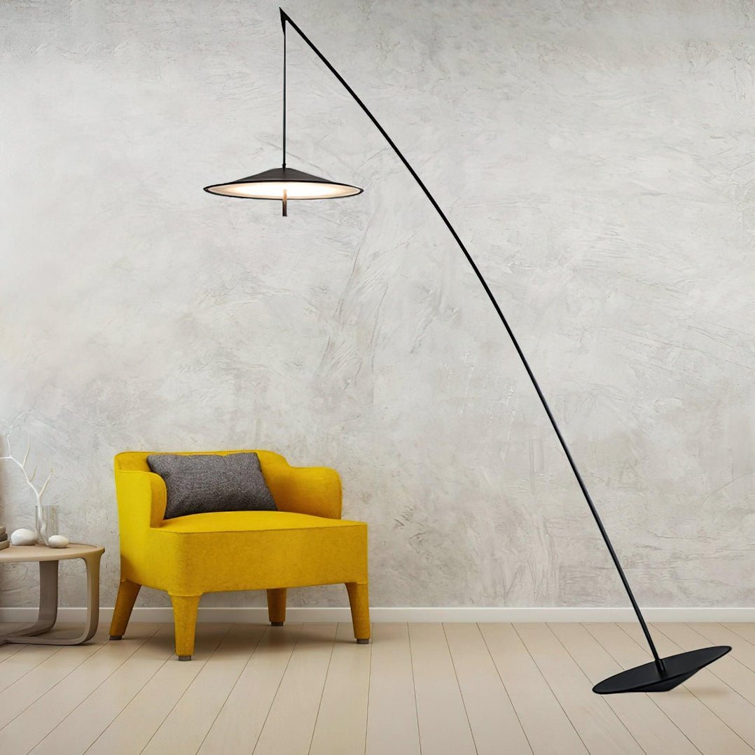 Arcana Black Minimalist Floor Lamp - Letslighting