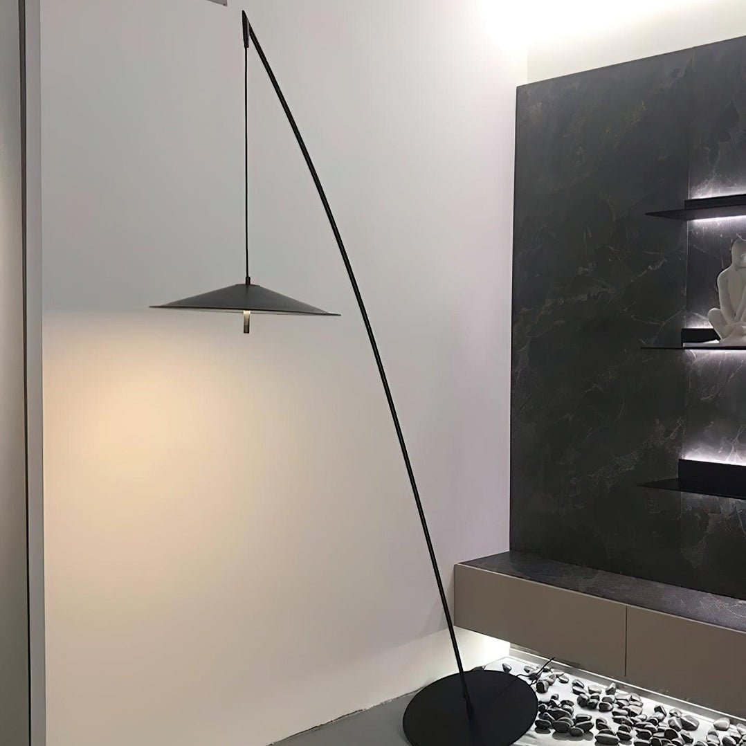 Arcana Black Minimalist Floor Lamp - Letslighting