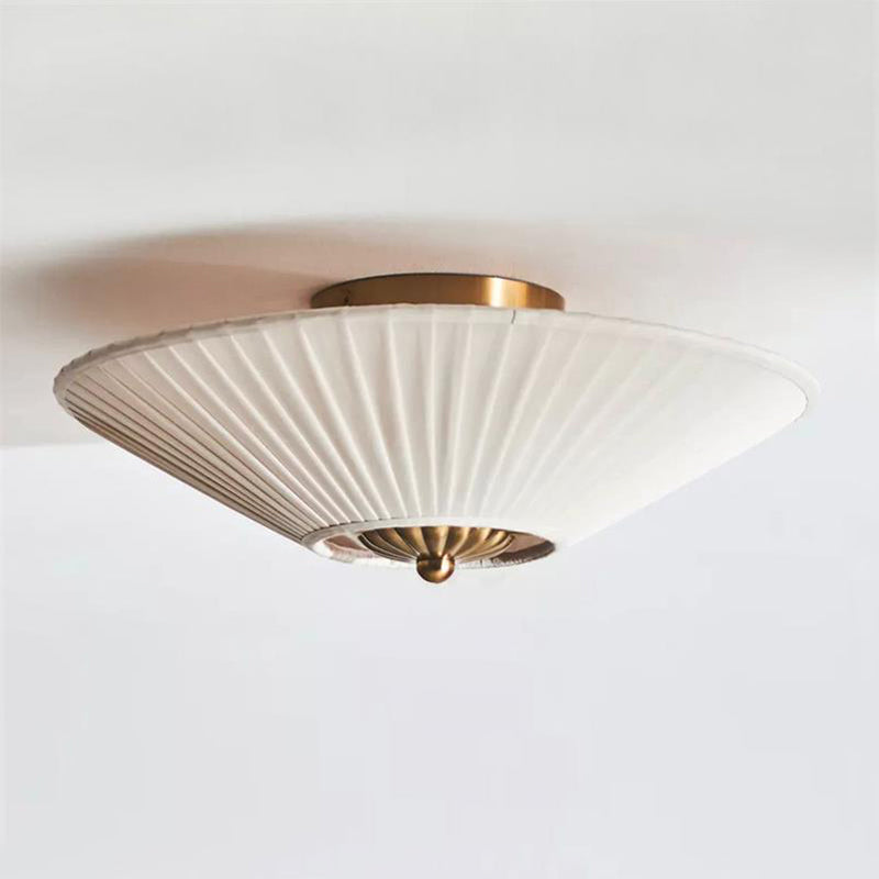 Casoreth Modern Minimalist Pleated Fabric Ceiling Lamp - Letslighting