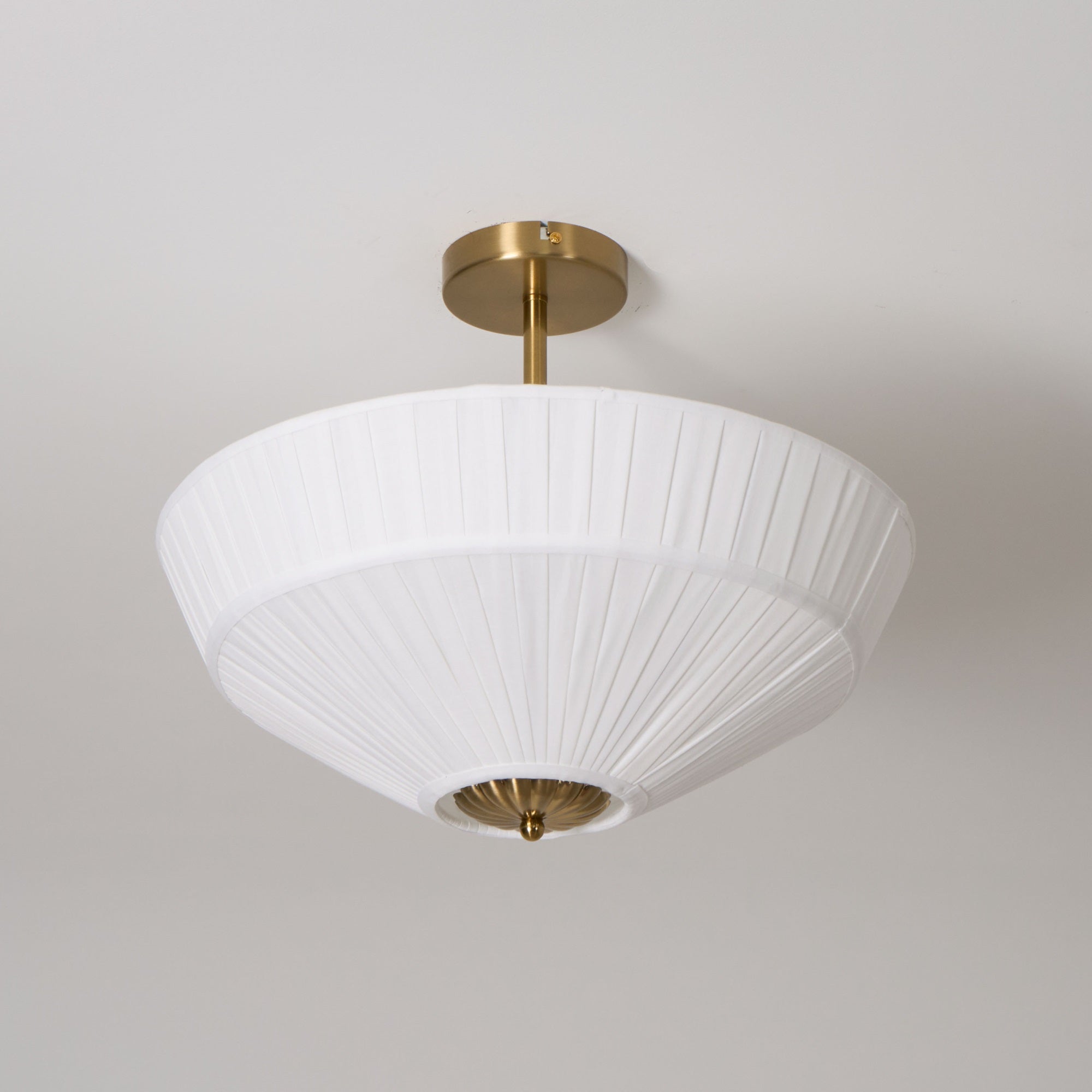 Casoreth Modern Minimalist Pleated Fabric Ceiling Lamp - Letslighting