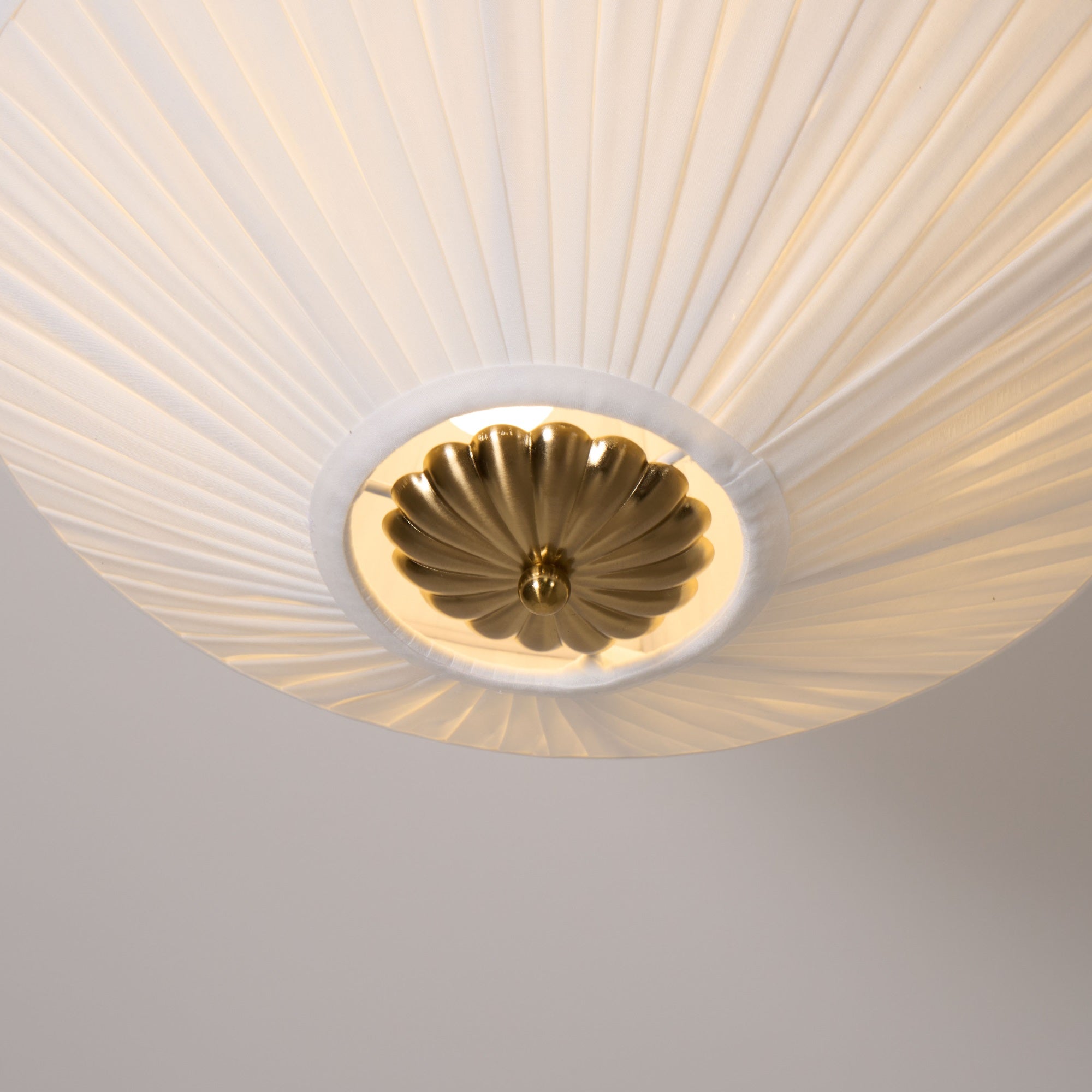 Casoreth Modern Minimalist Pleated Fabric Ceiling Lamp - Letslighting
