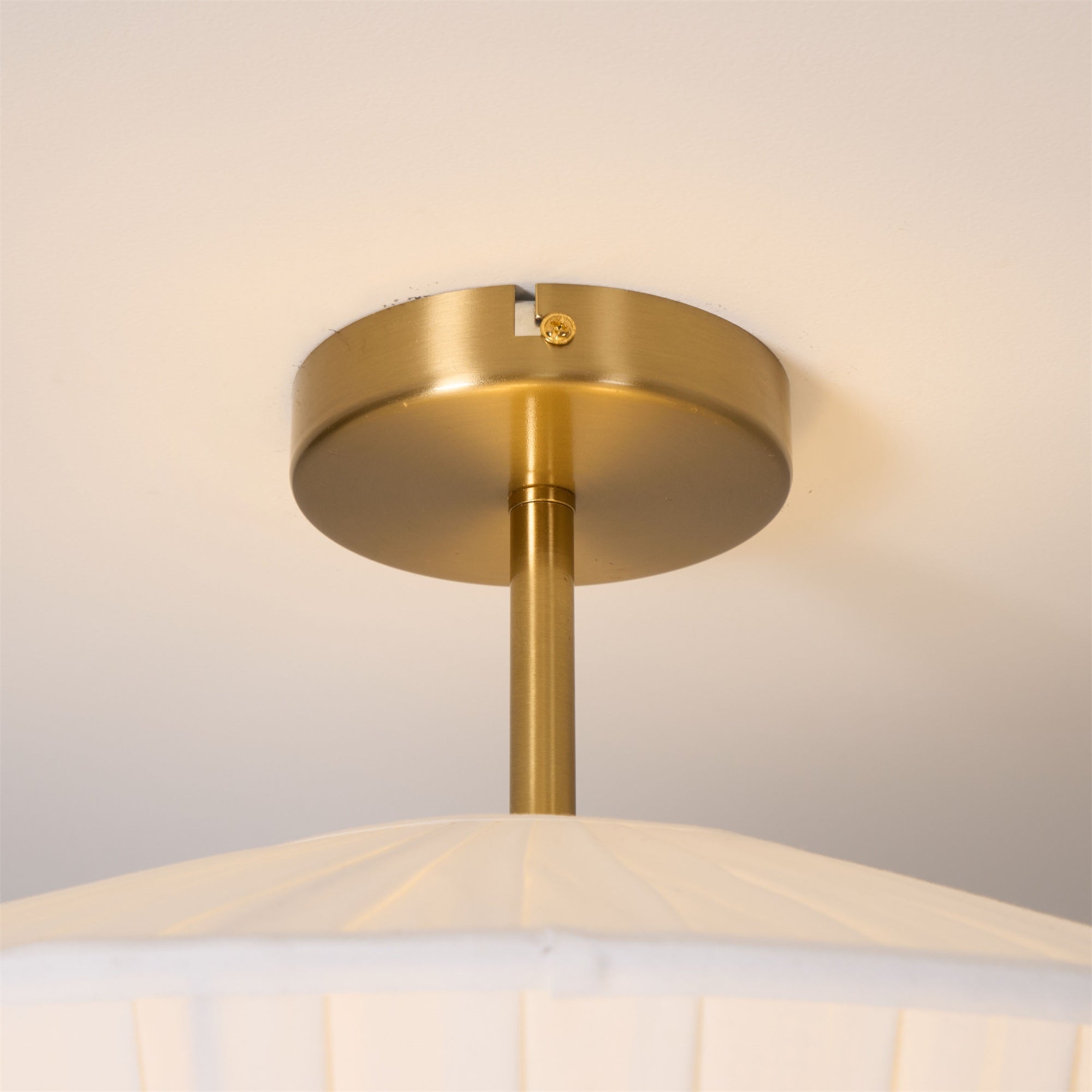 Casoreth Modern Minimalist Pleated Fabric Ceiling Lamp - Letslighting