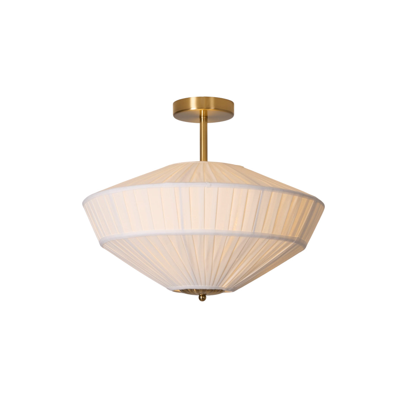 Casoreth Modern Minimalist Pleated Fabric Ceiling Lamp - Letslighting