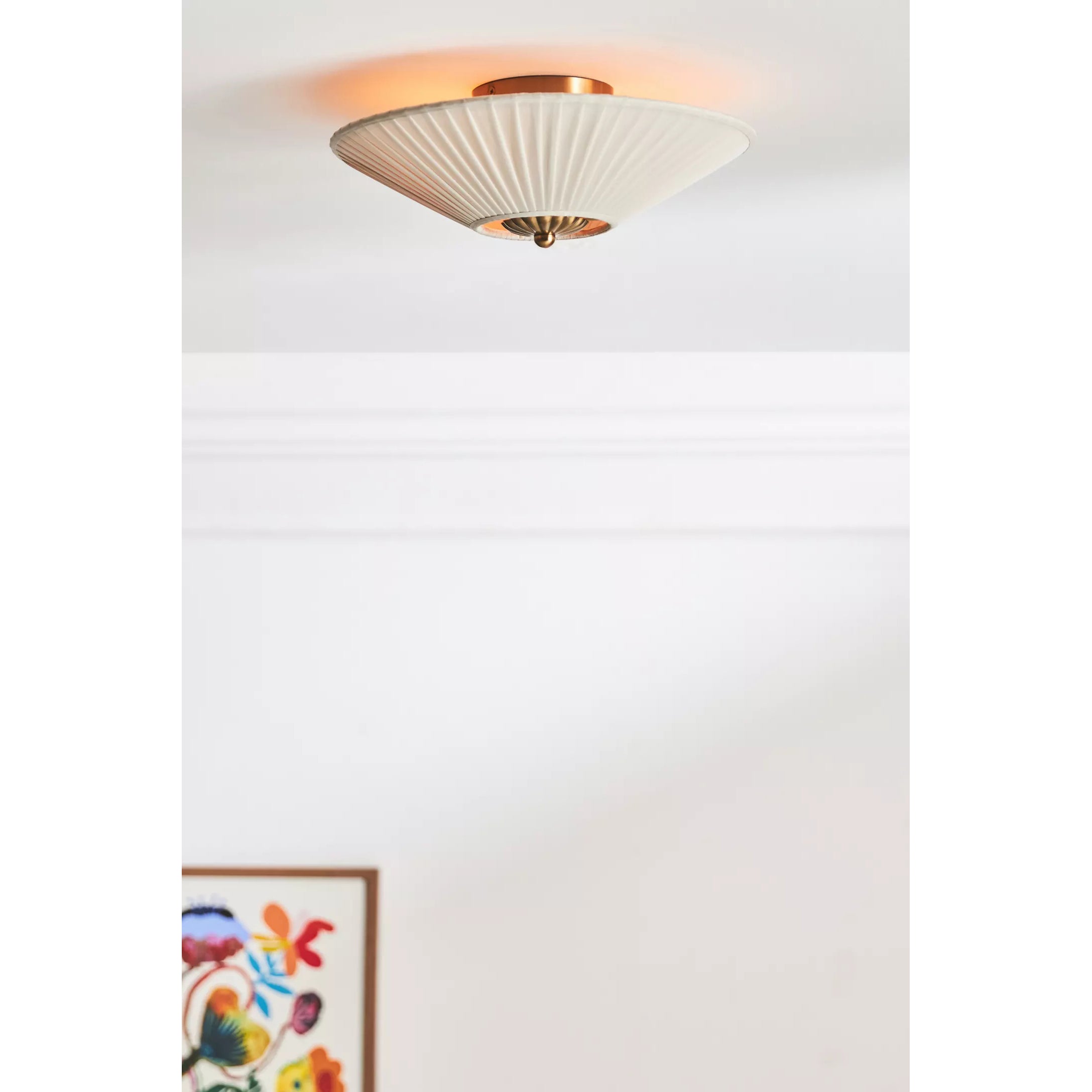 Casoreth Modern Minimalist Pleated Fabric Ceiling Lamp - Letslighting