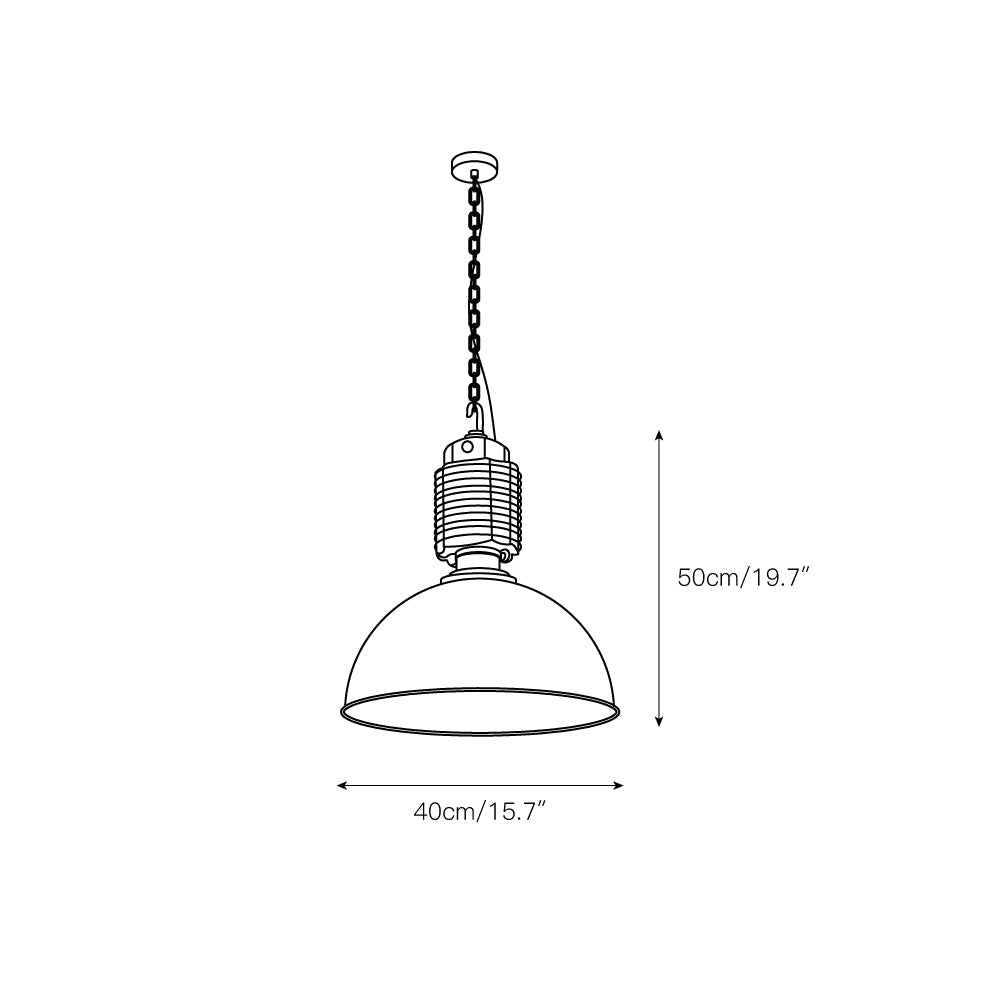 Ashaionis Vintage Industrial Pendant Light - Letslighting