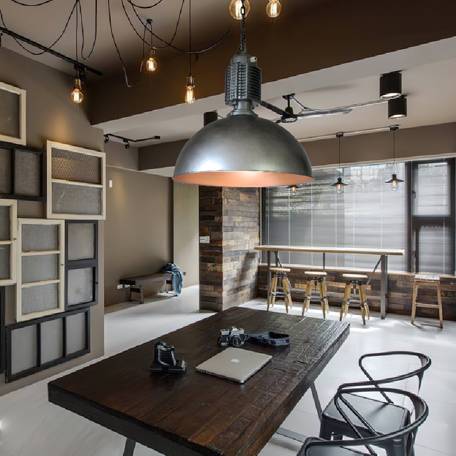 Ashaionis Vintage Industrial Pendant Light - Letslighting