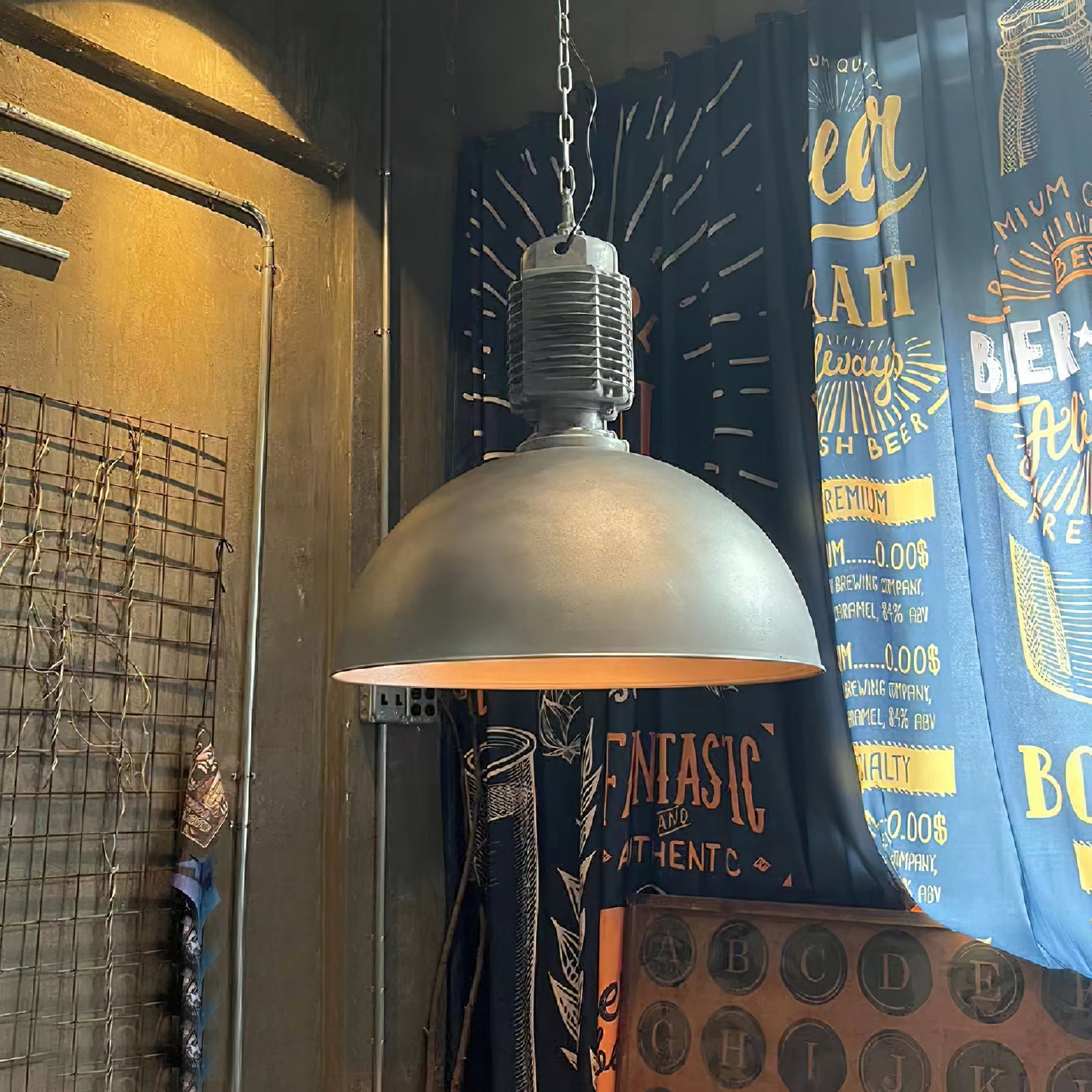 Ashaionis Vintage Industrial Pendant Light - Letslighting