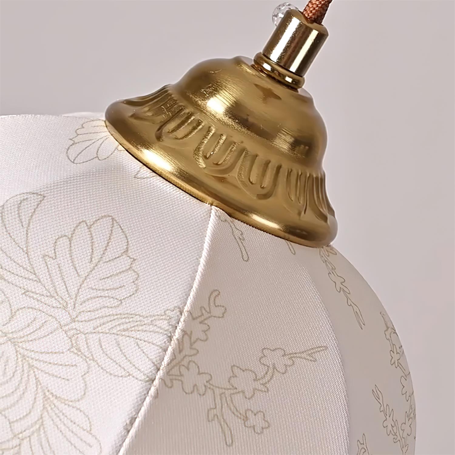 Stella Pendant Lamp Floral Fabric - Letslighting
