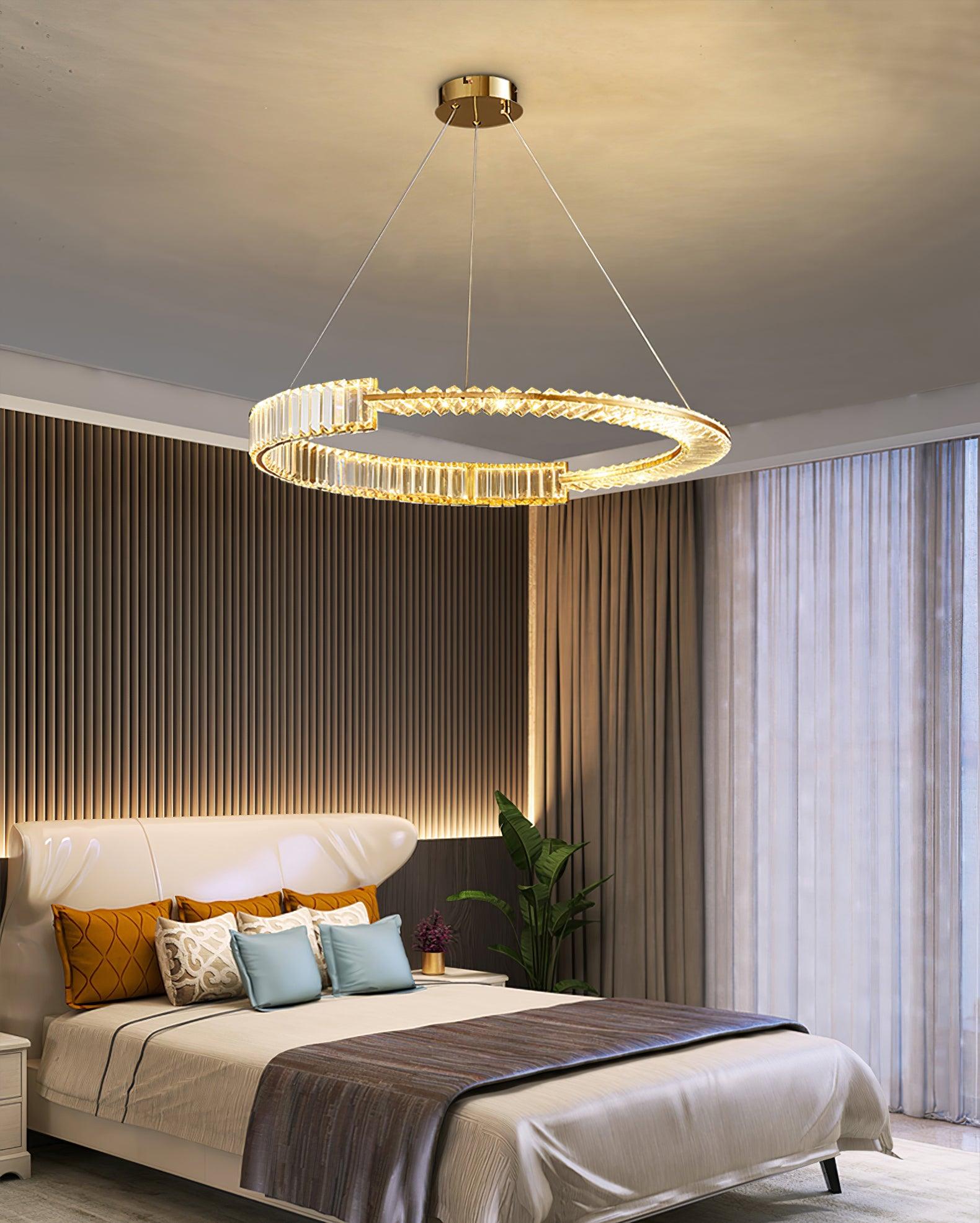 Lustra Chandelier Stella LED Crystal Ring - Letslighting