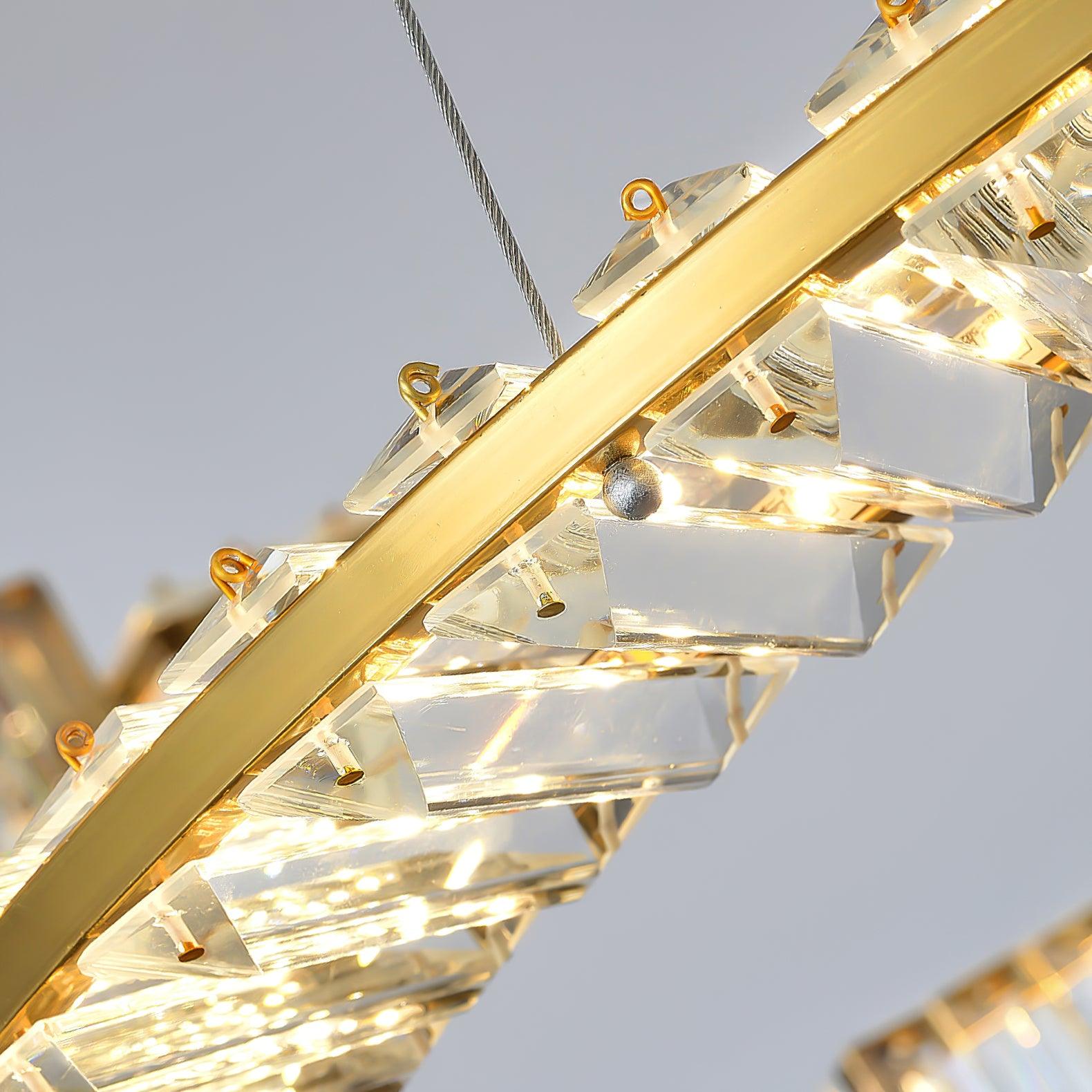 Lustra Chandelier Stella LED Crystal Ring - Letslighting