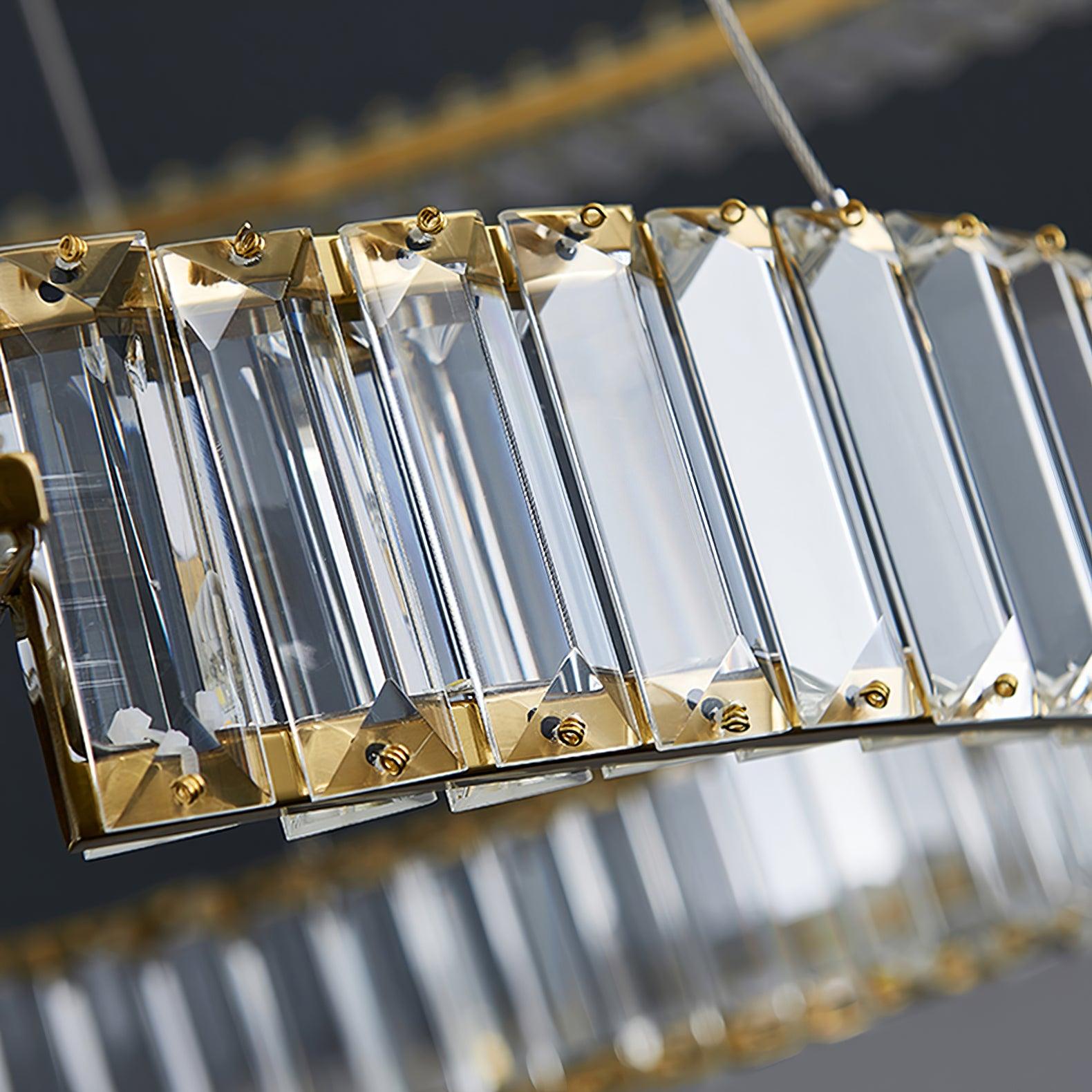Lustra Chandelier Stella LED Crystal Ring - Letslighting