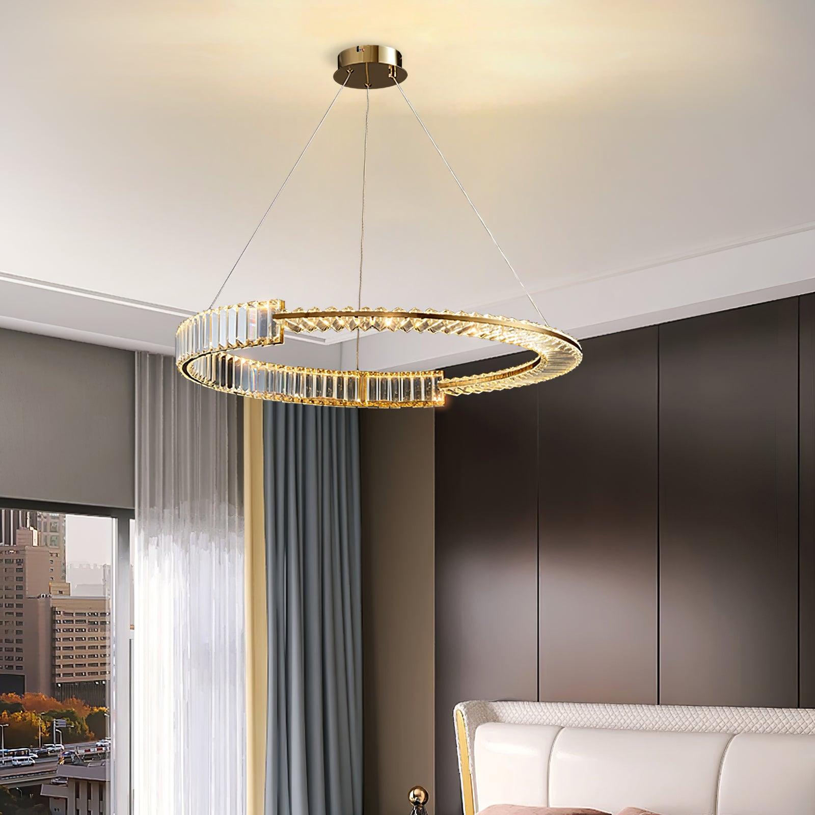 Lustra Chandelier Stella LED Crystal Ring - Letslighting