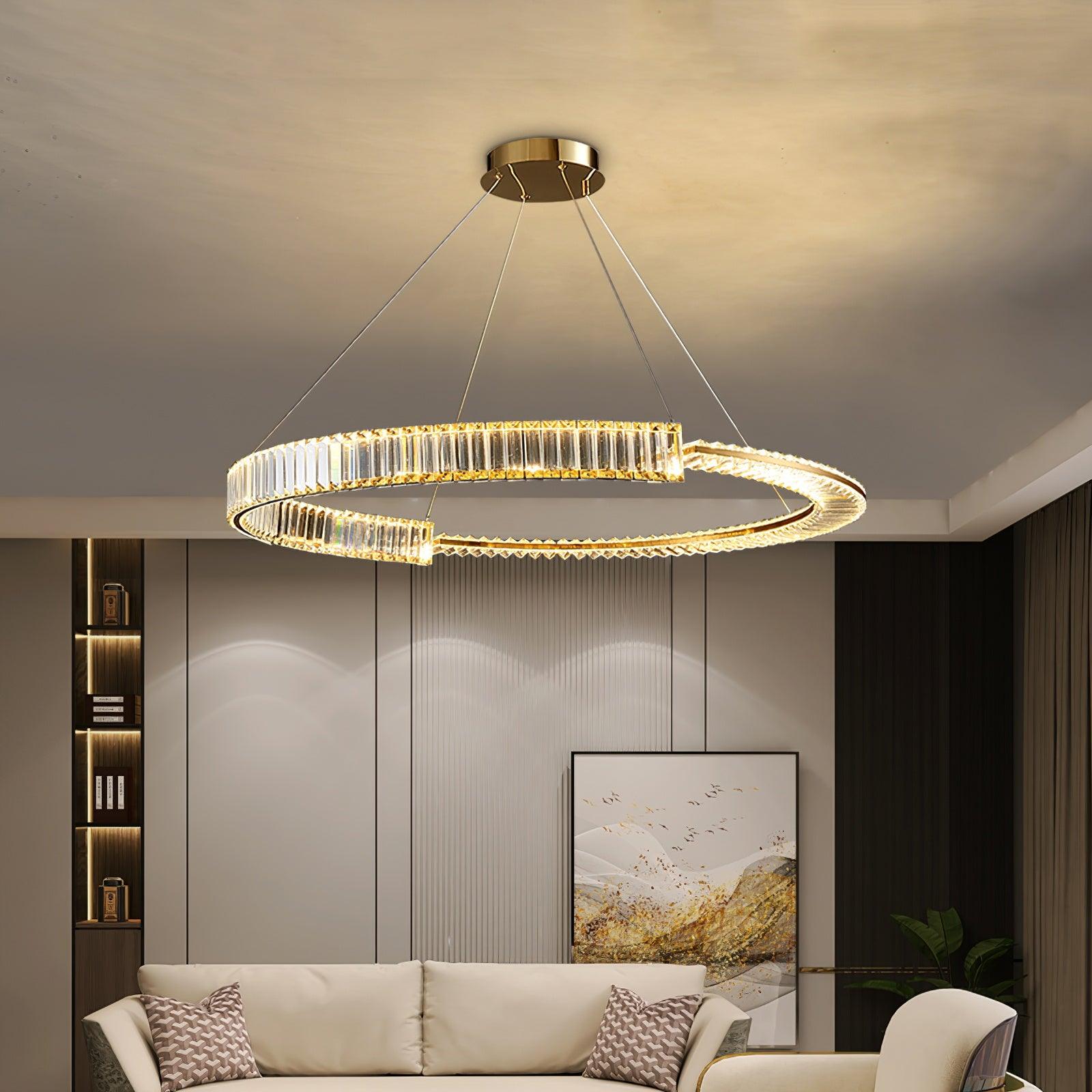 Lustra Chandelier Stella LED Crystal Ring - Letslighting