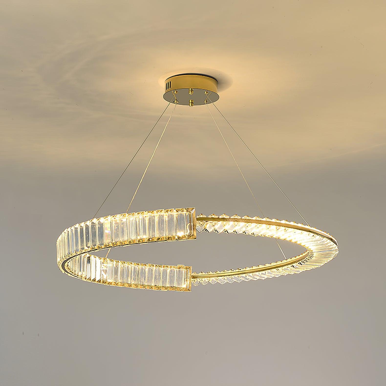 Lustra Chandelier Stella LED Crystal Ring - Letslighting