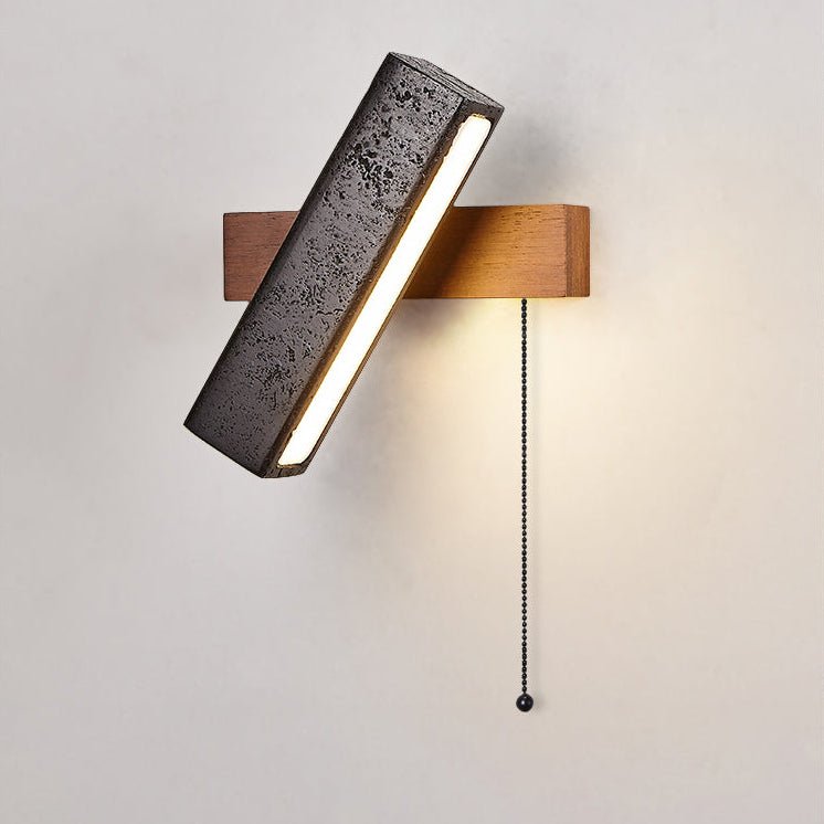 Pivot Modern Travertine Wall Light