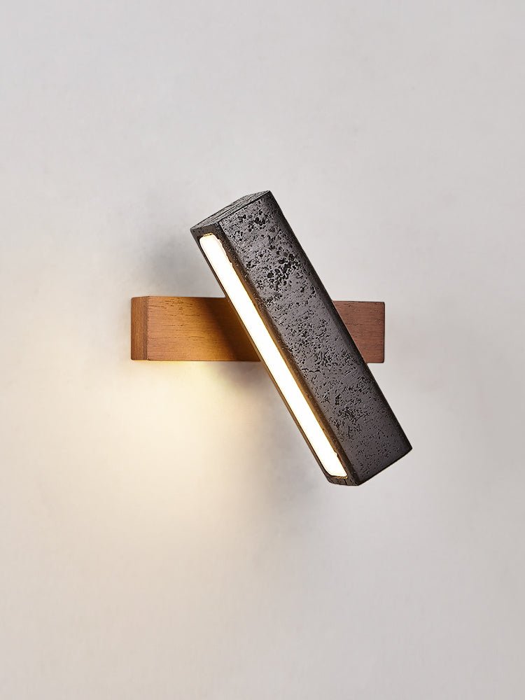 Pivot Modern Travertine Wall Light