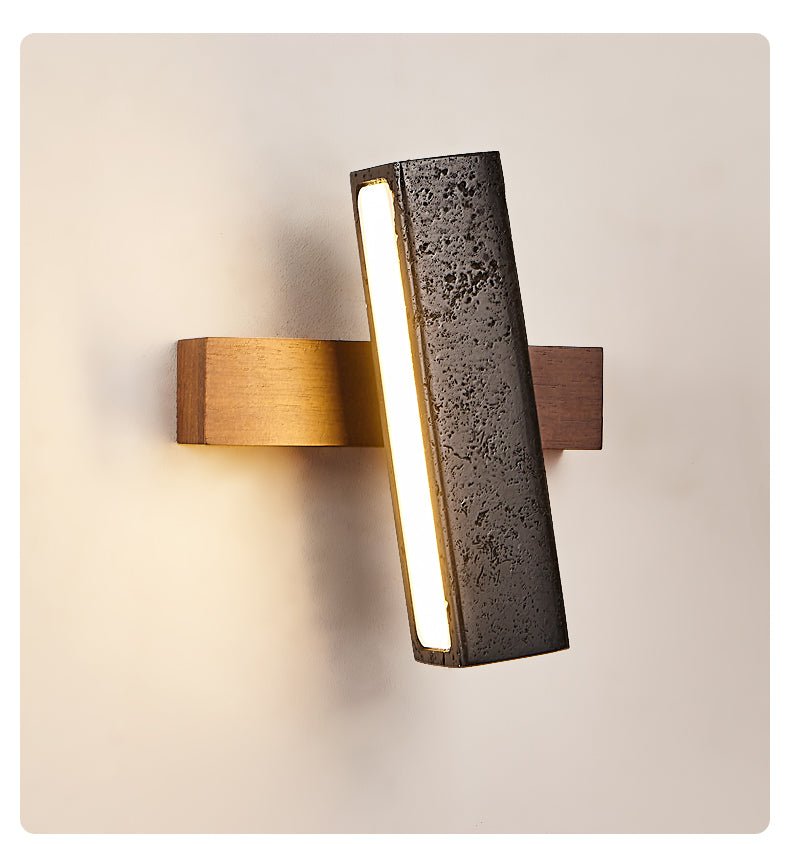 Pivot Modern Travertine Wall Light