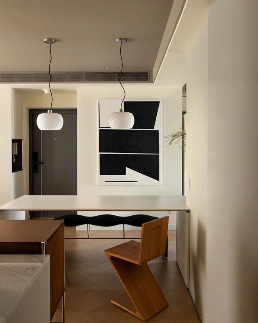 Alzoros Wabi Nordic Art Pendnat Light - Letslighting