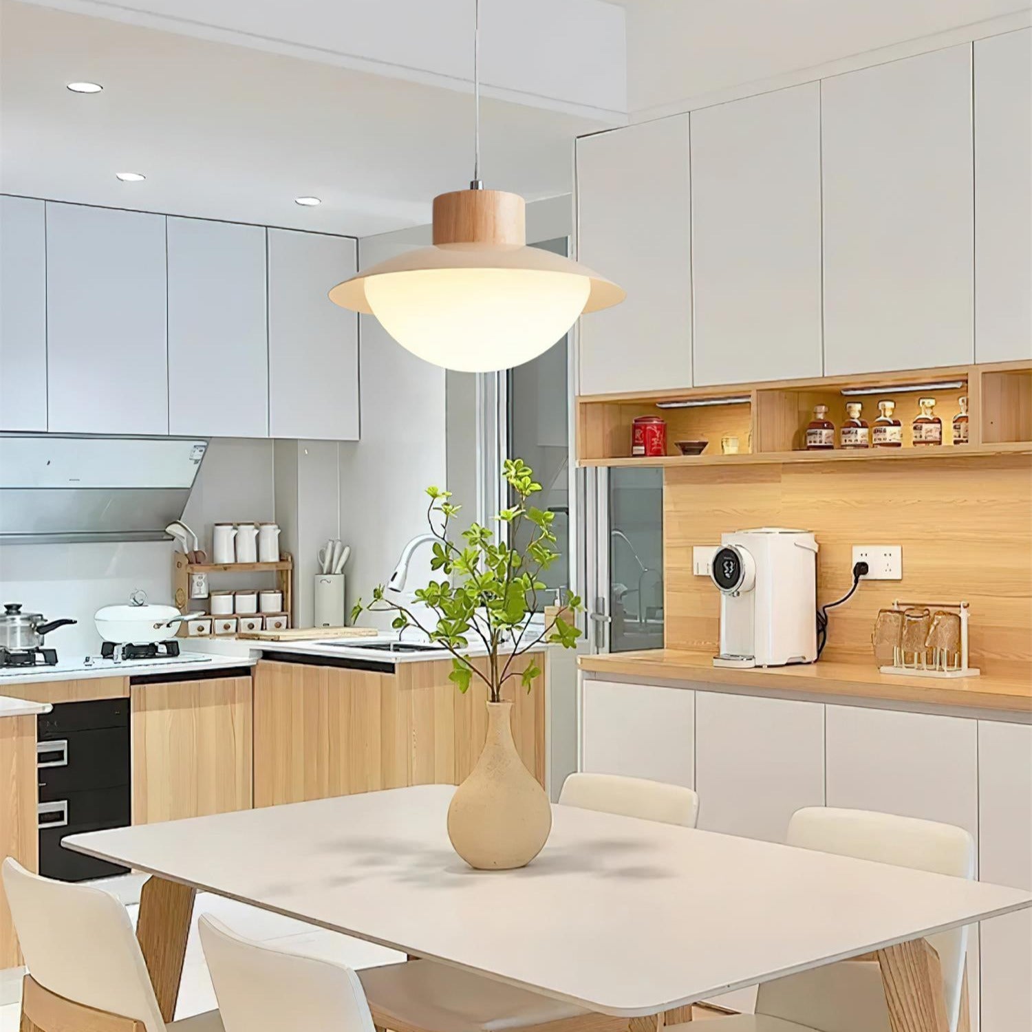 Muto Natural Cozy Pendant Light - Letslighting