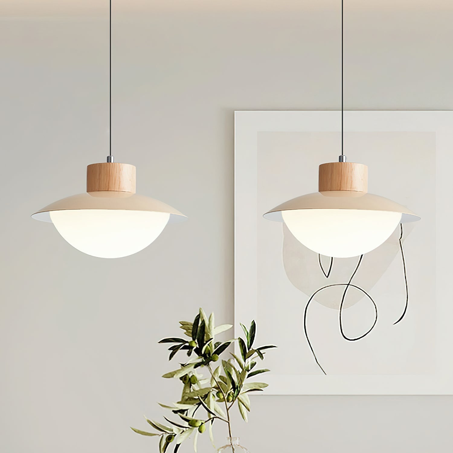Muto Natural Cozy Pendant Light - Letslighting